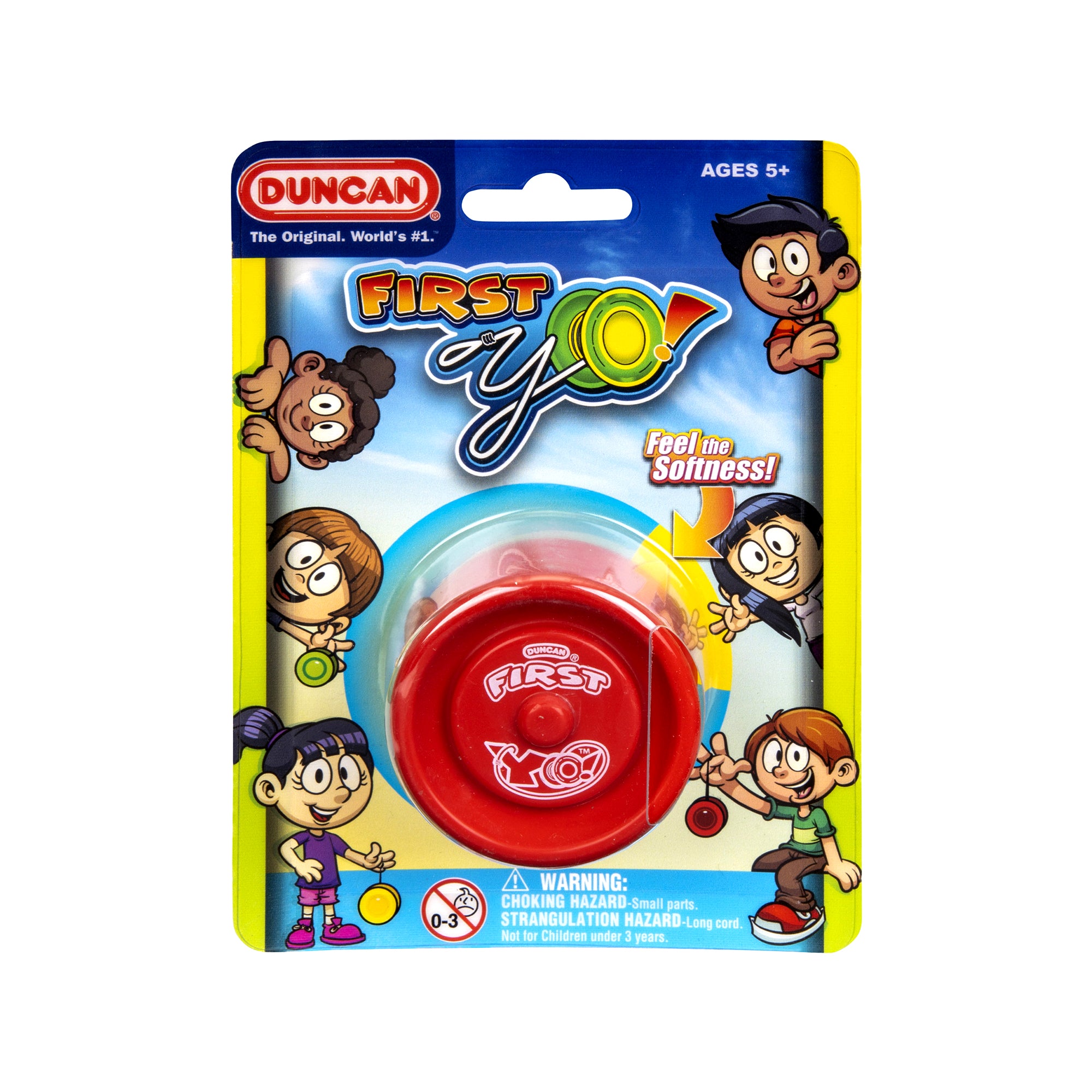 Duncan First Yo! Beginner Yoyo with Assorted Styles and Soft Silicone Body