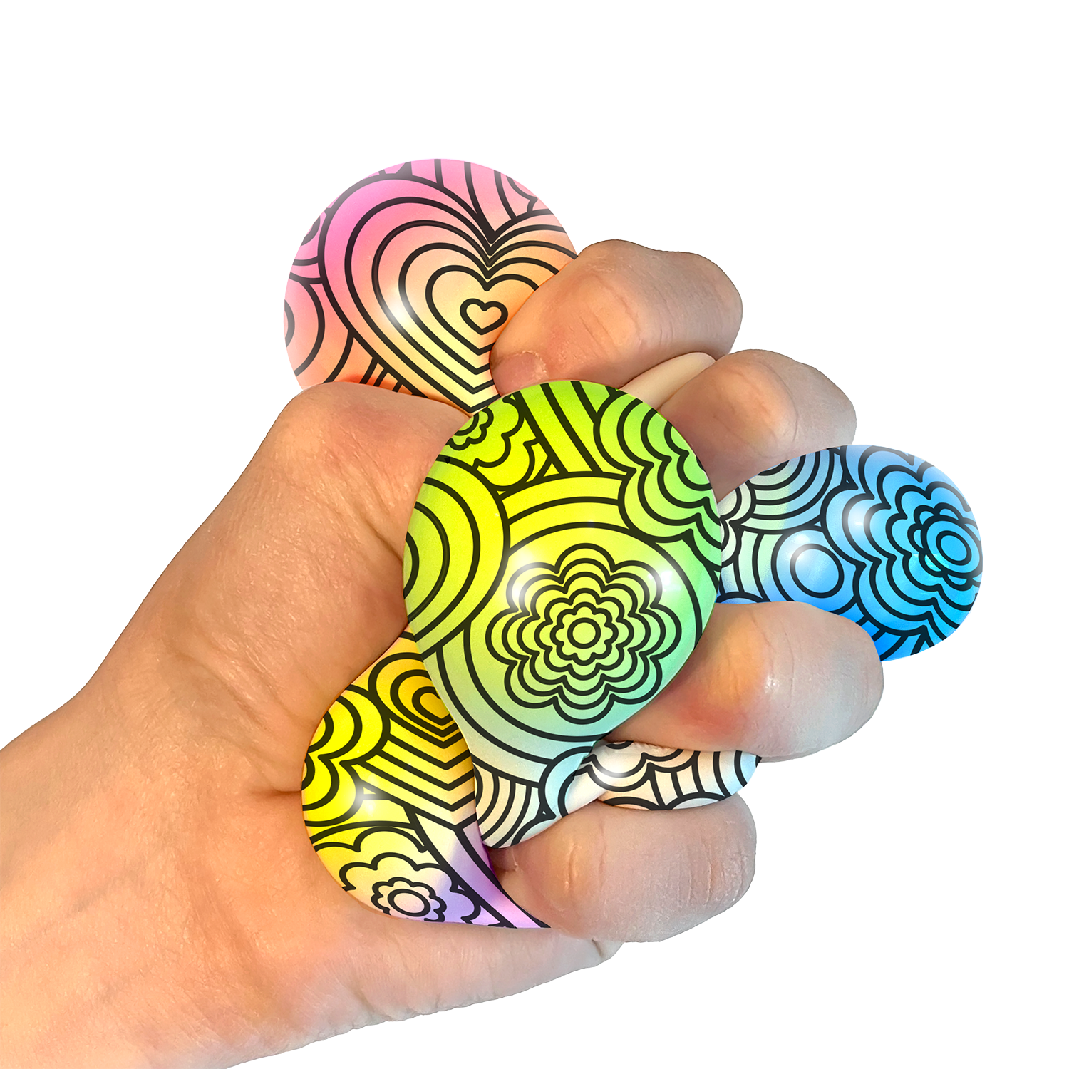 Schylling Assorted Styles Press - Doh Nee Doh Sensory Stress Relief Toy