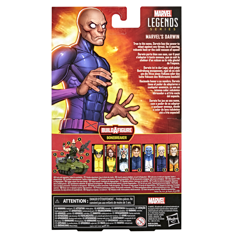 Hot Sale! 6 - Inch (15cm) Marvel Legends Series Figure of X - Men's Darwin
