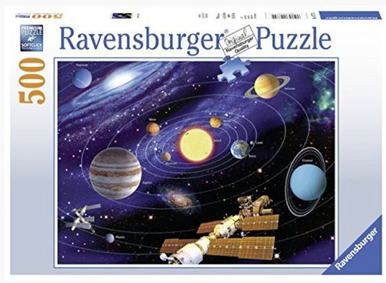 Hot! Ravensburger 500-Piece Solar System Puzzle