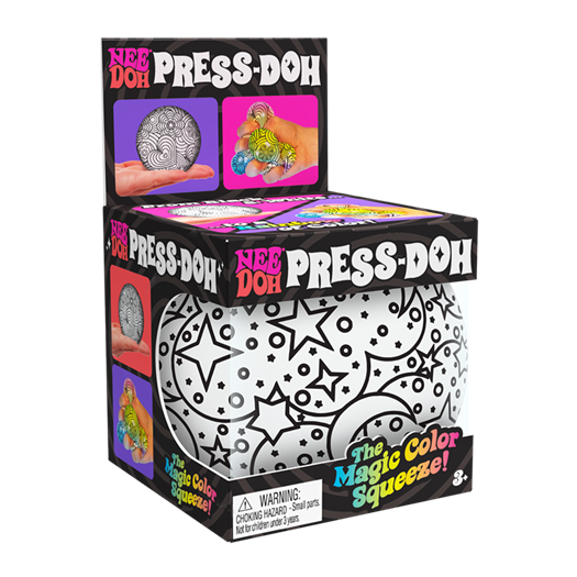 Schylling Assorted Styles Press - Doh Nee Doh Sensory Stress Relief Toy