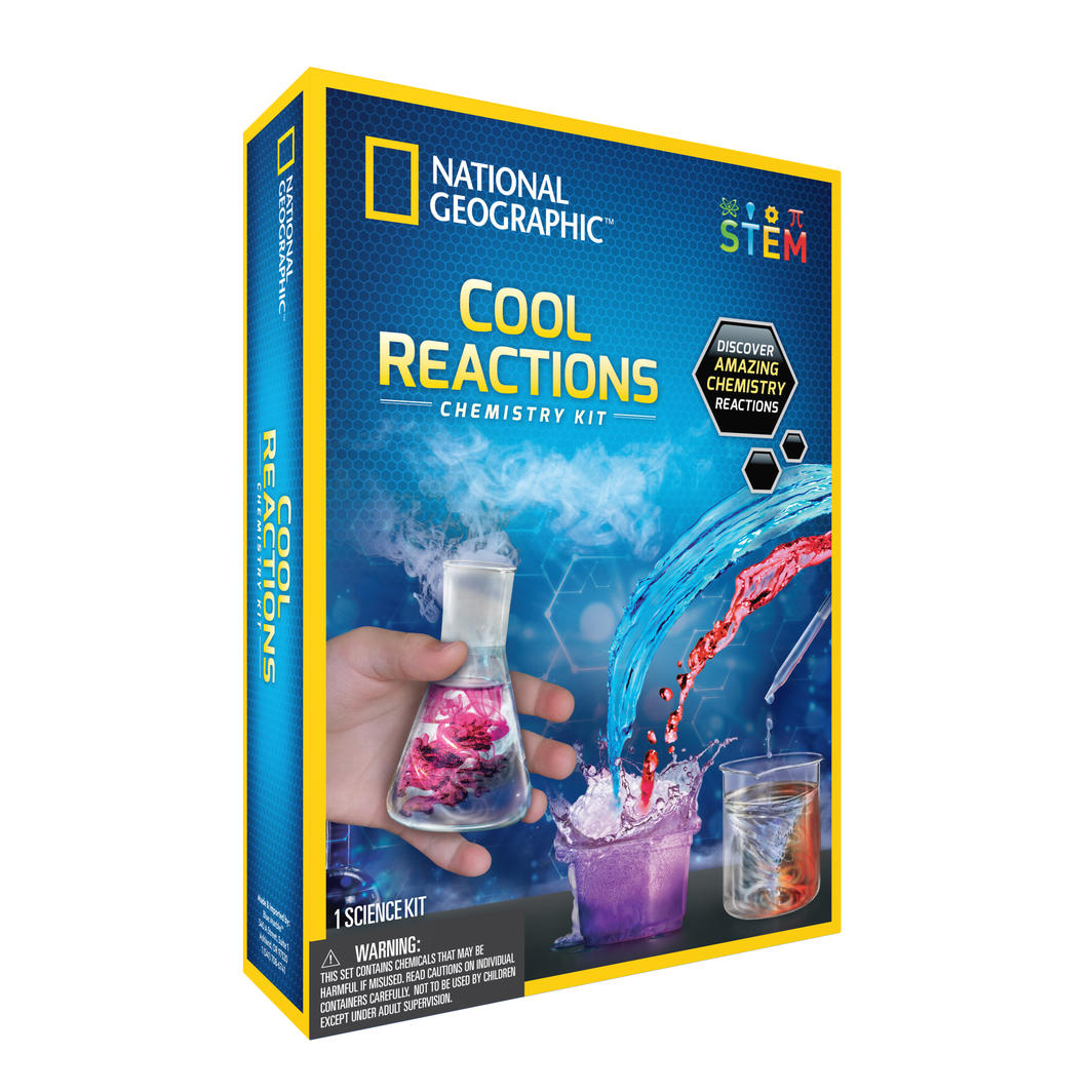 National Geographic Amazing Chemistry Kit for Cool Reactions