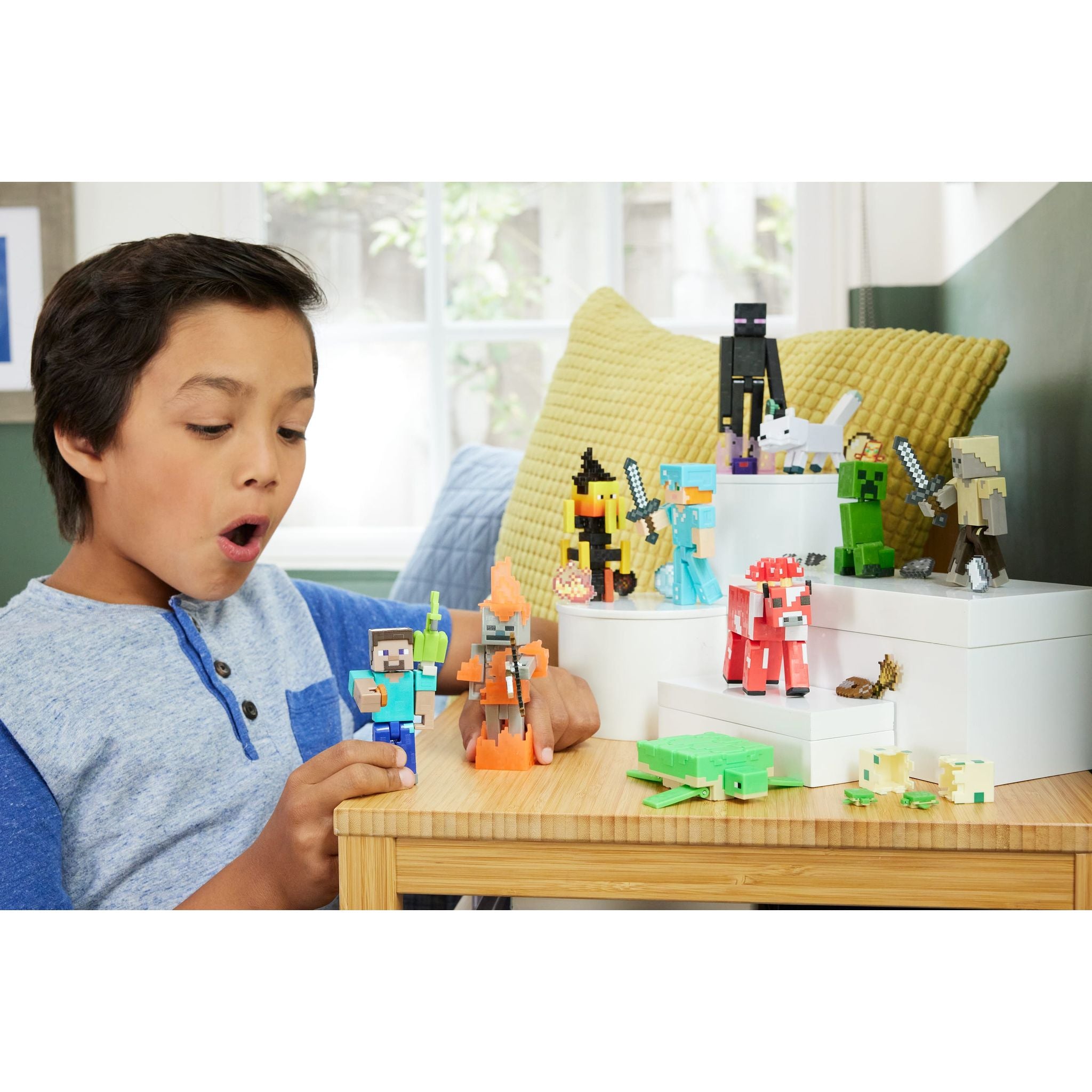 Hot Sale! 3.25-Inch Minecraft Action Figure - Steve, Ideal for Collection and Play