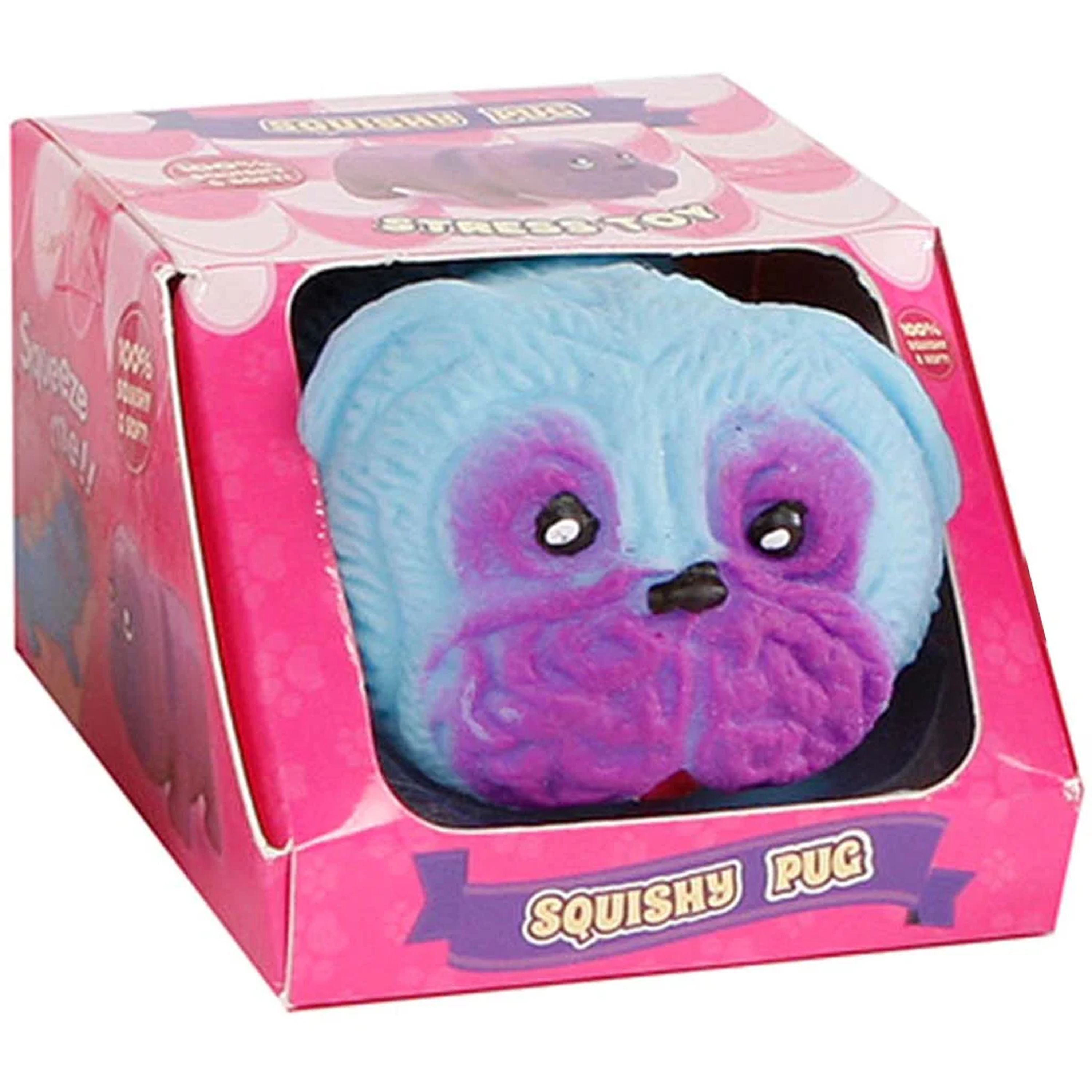 Stretchy & Colorful Fidget Pug Toy - Perfect Stress Reliever