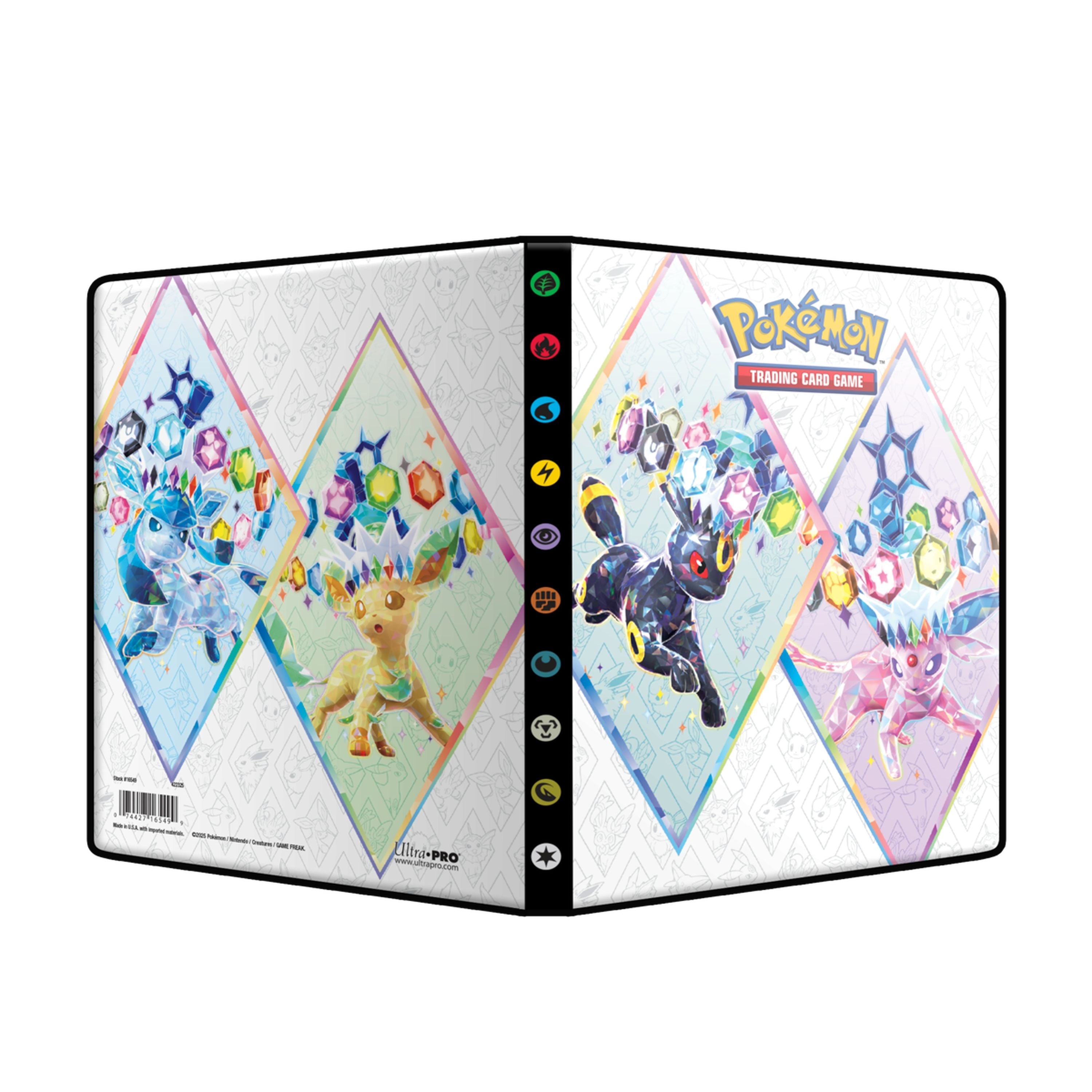 Ultra PRO Pokémon TCG 4-Pocket Portfolio for Scarlet & Violet Prismatic Evolutions