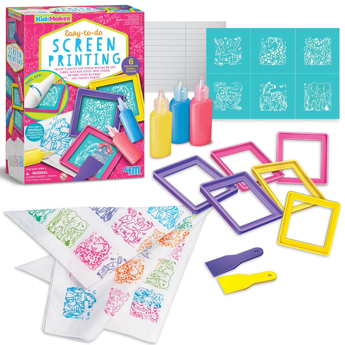 4M Kidzmaker: Awesome Easy Screen Printing Kit