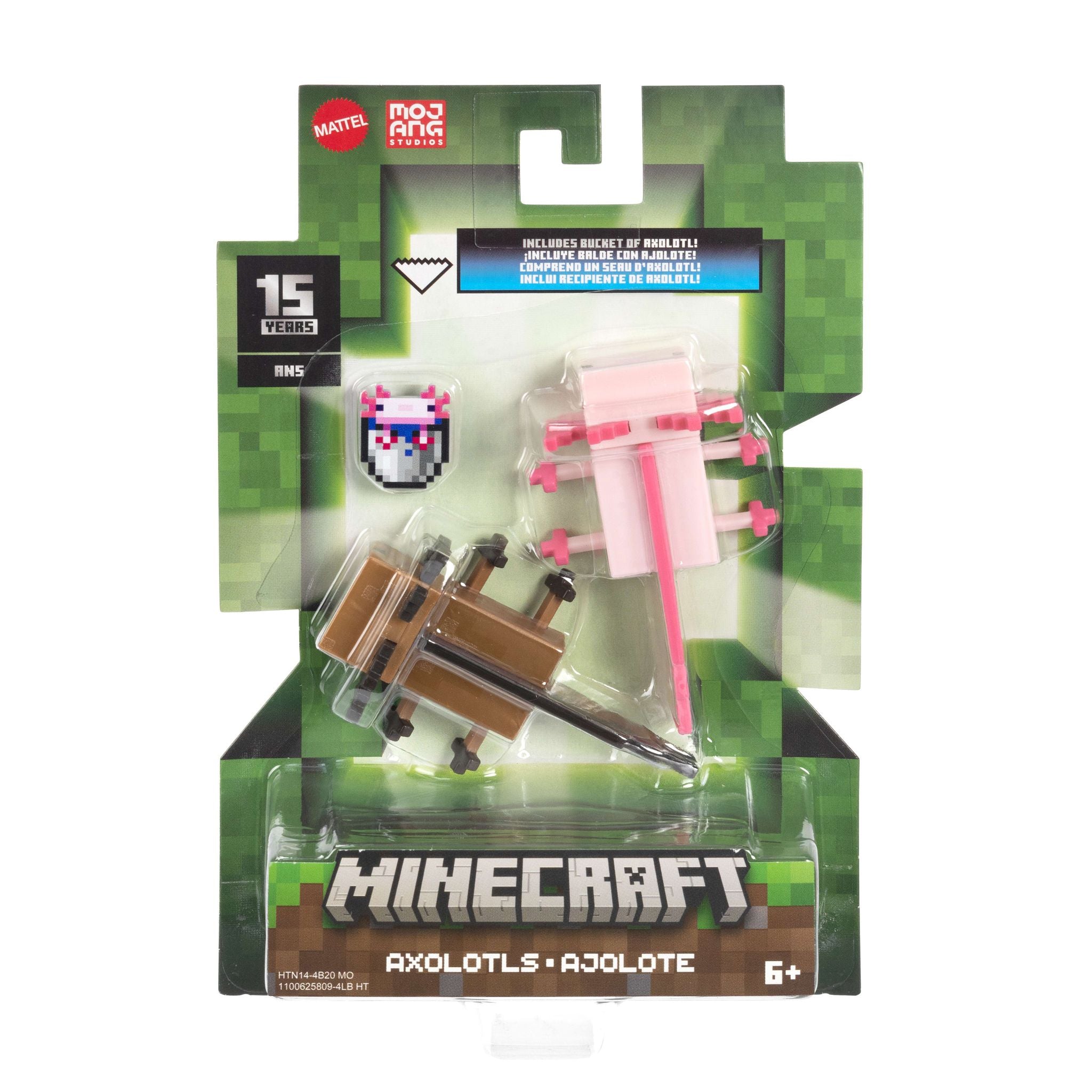 Hot Sale! 3.25-Inch Minecraft Axolotls Action Figures for Collectors