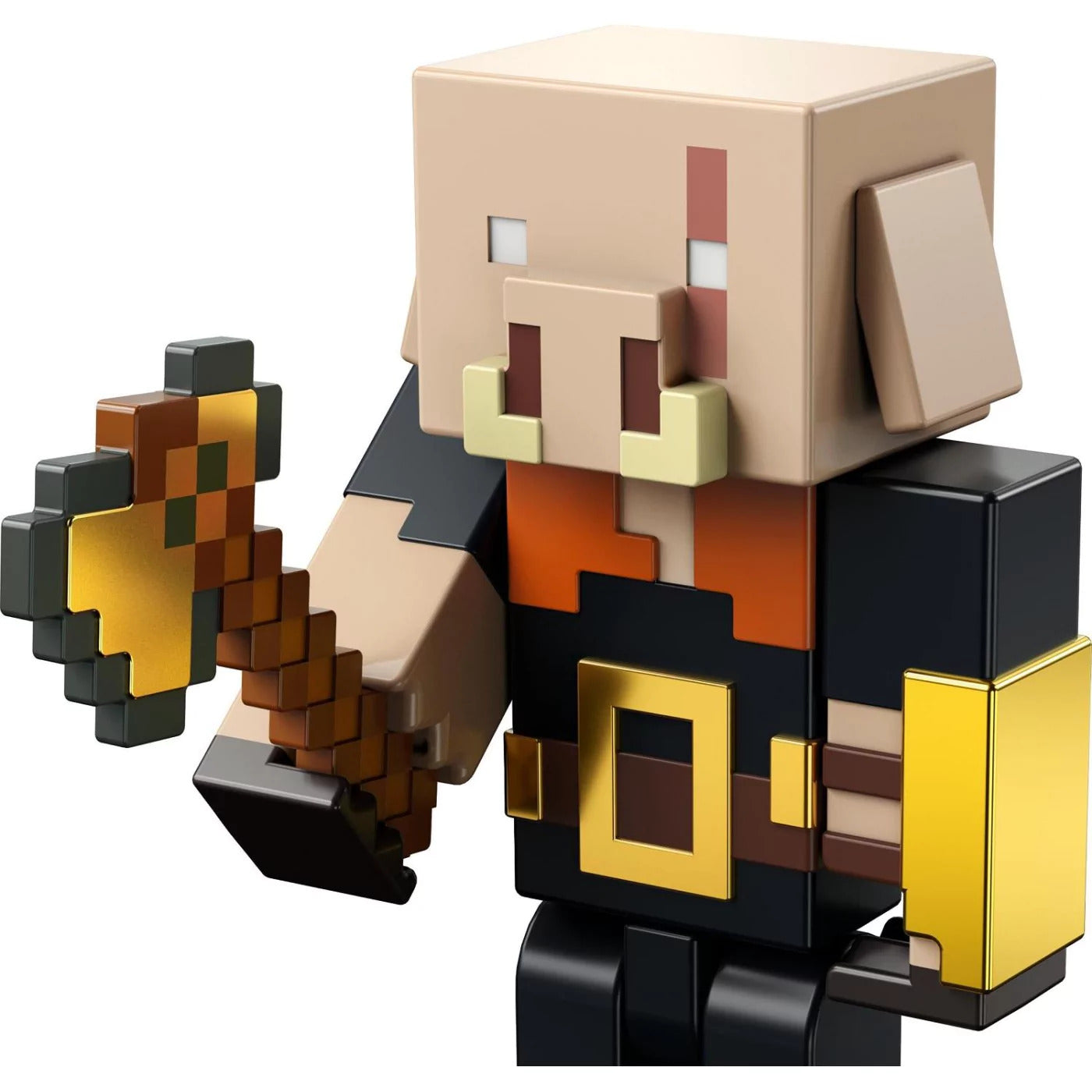 Hot! Minecraft Piglin Brute Build-A-Portal Action Figure