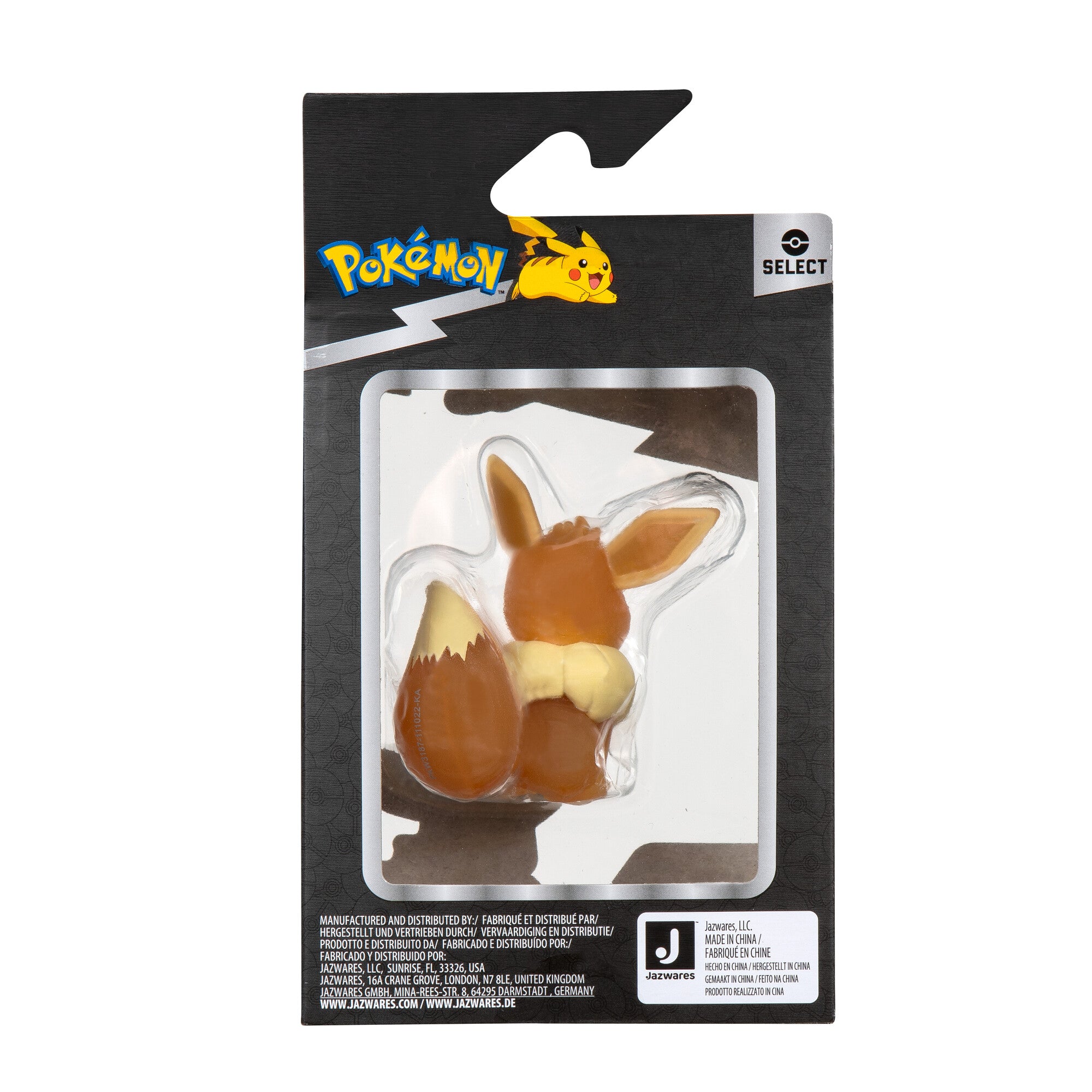Limited 2022! Translucent Eevee Pokemon Select Battle Figure