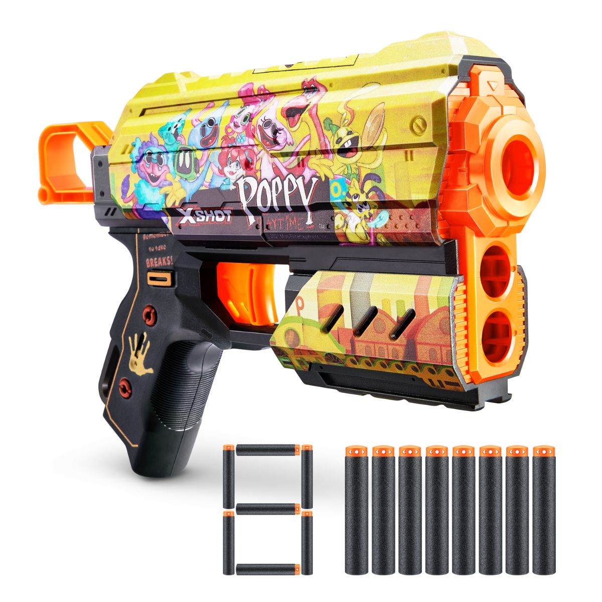 Hot Deal: ZURU X Shot Skins Flux Blasters for Poppy Playtime Fans
