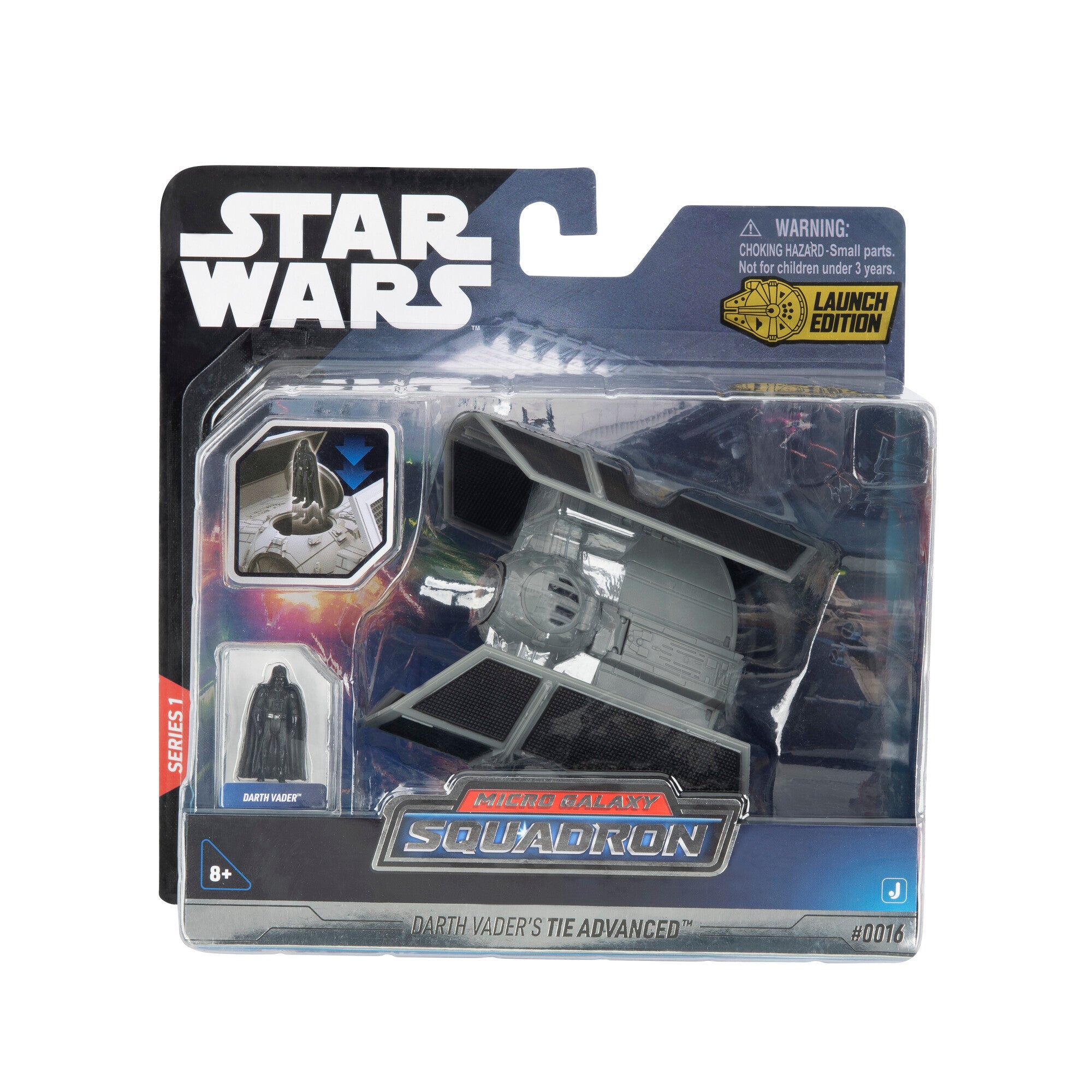 Limited Launch! Star Wars 5-Inch Micro Galaxy Squadron 0016 Darth Vader's Tie Advanced