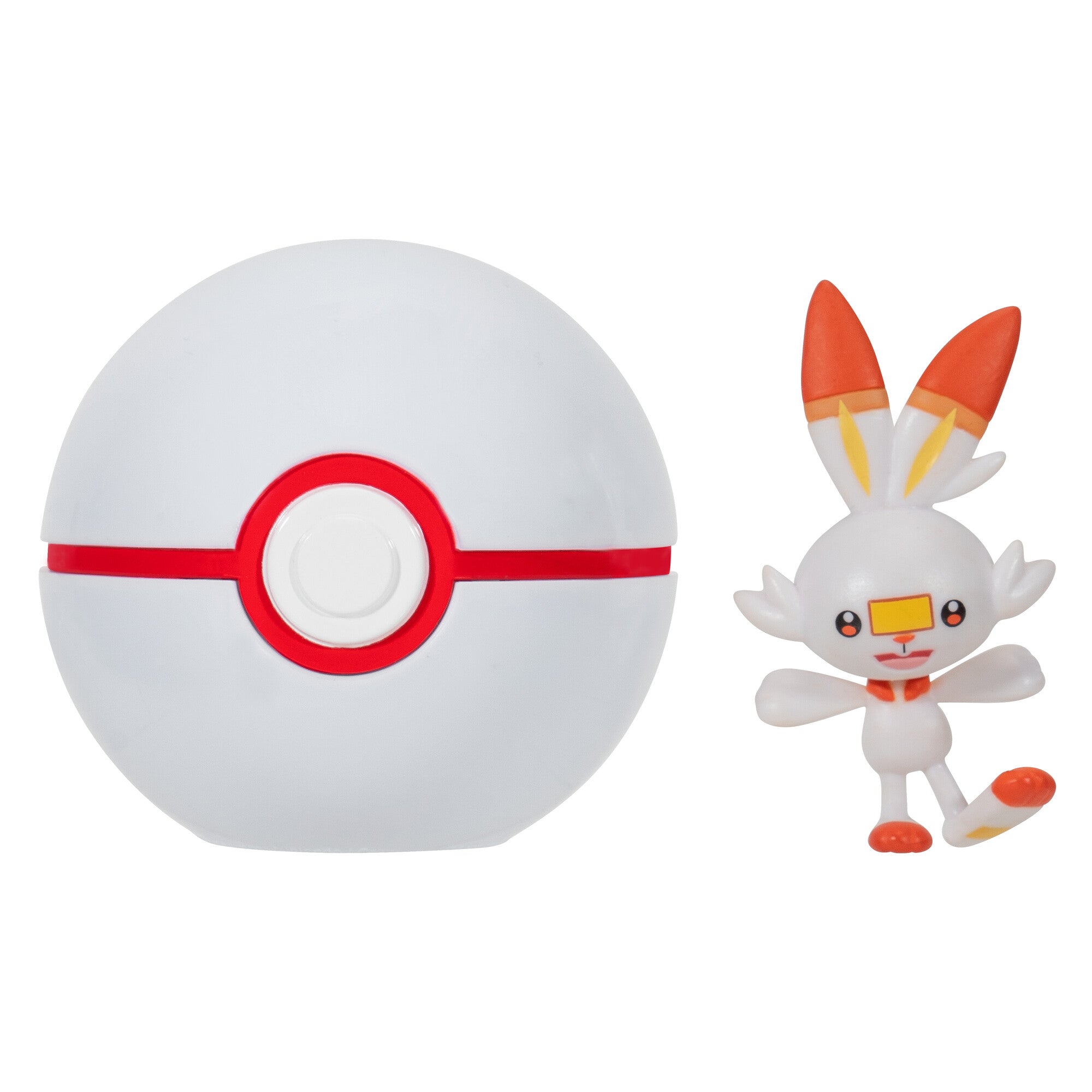 Pokemon Clip N Go Set: Scorbunny with Premier Ball