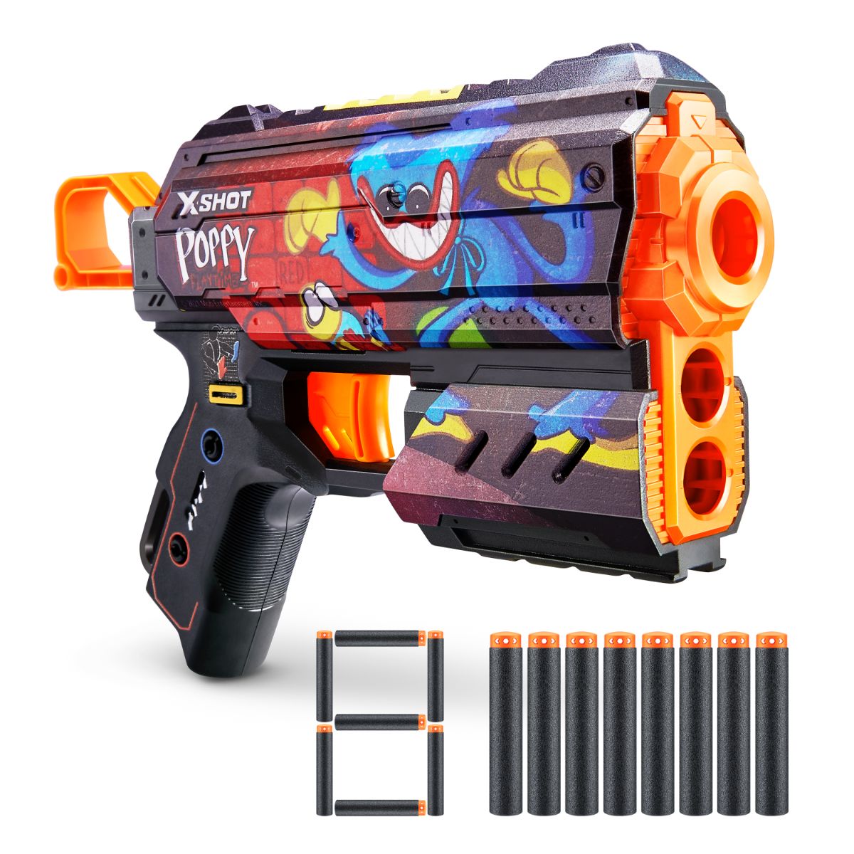ZURU X Shot Skins Flux: Poppy Playtime's Epic Blaster