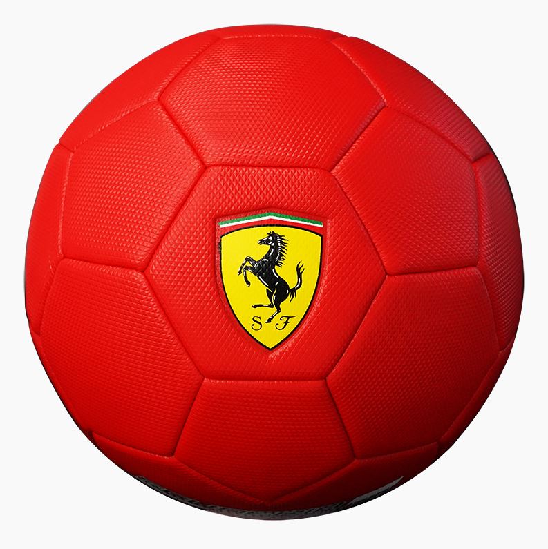 Hot Deal! Red Ferrari No.5 Machine - Sewn Soccer Ball for Enthusiasts