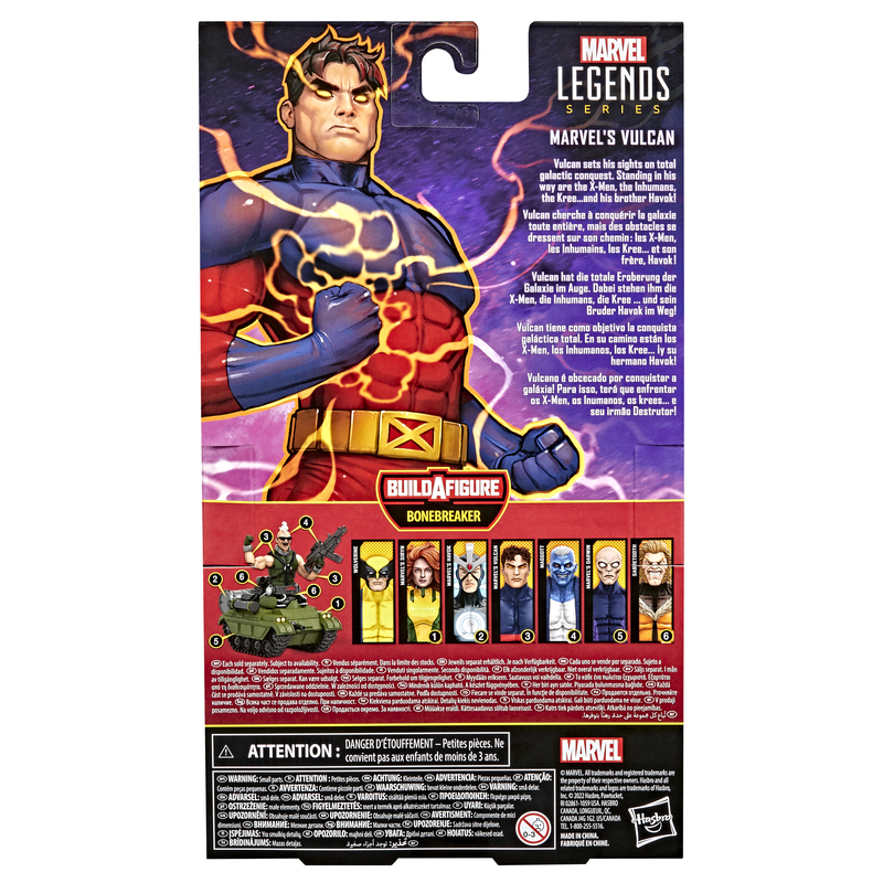 Hot Deal! 6 - Inch (15cm) Marvel Legends Series Figure - Marvel's Vulcan from X - Men
