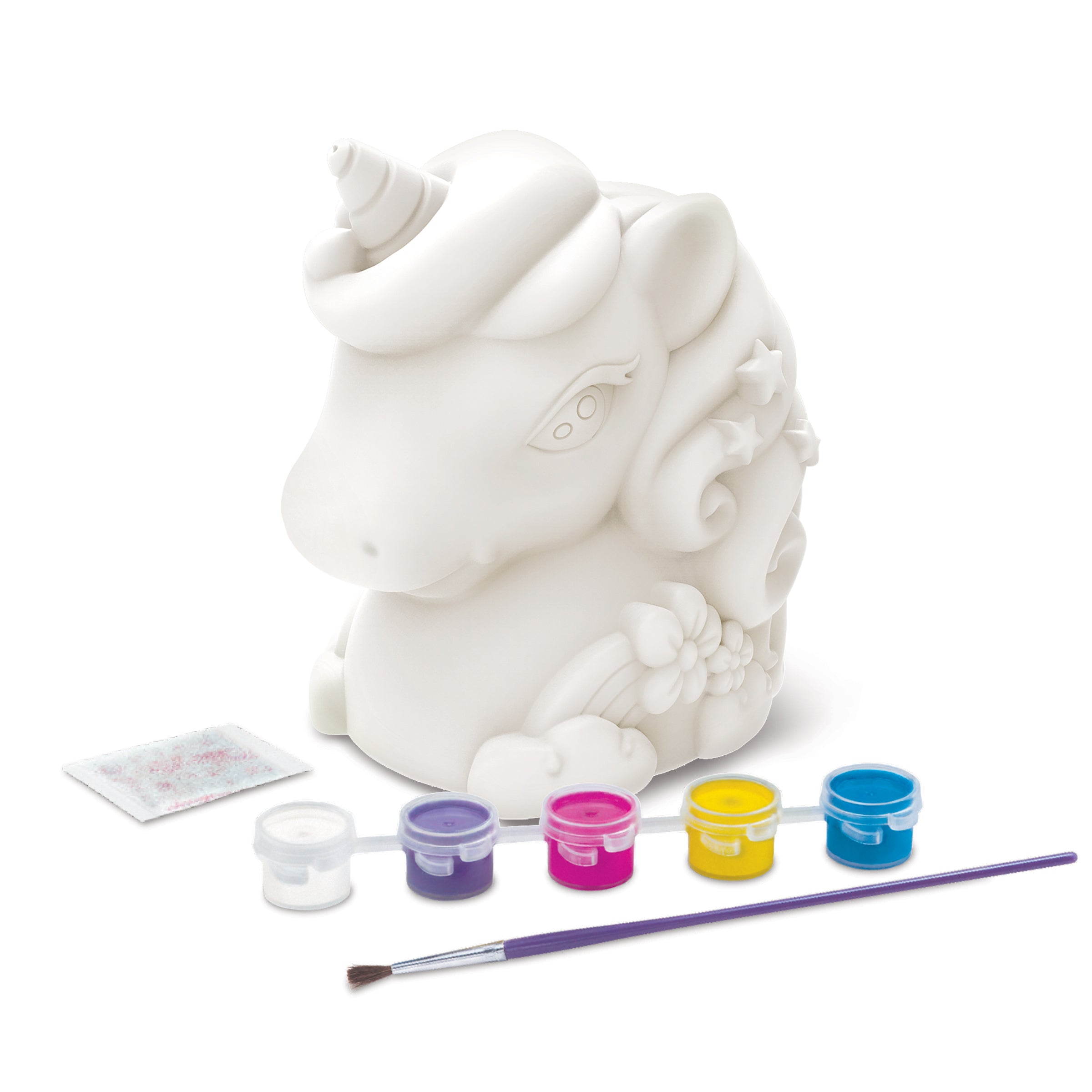 4M Kidzmaker Shiny Unicorn Money Saving Bank for Kids Aged 5 and Up