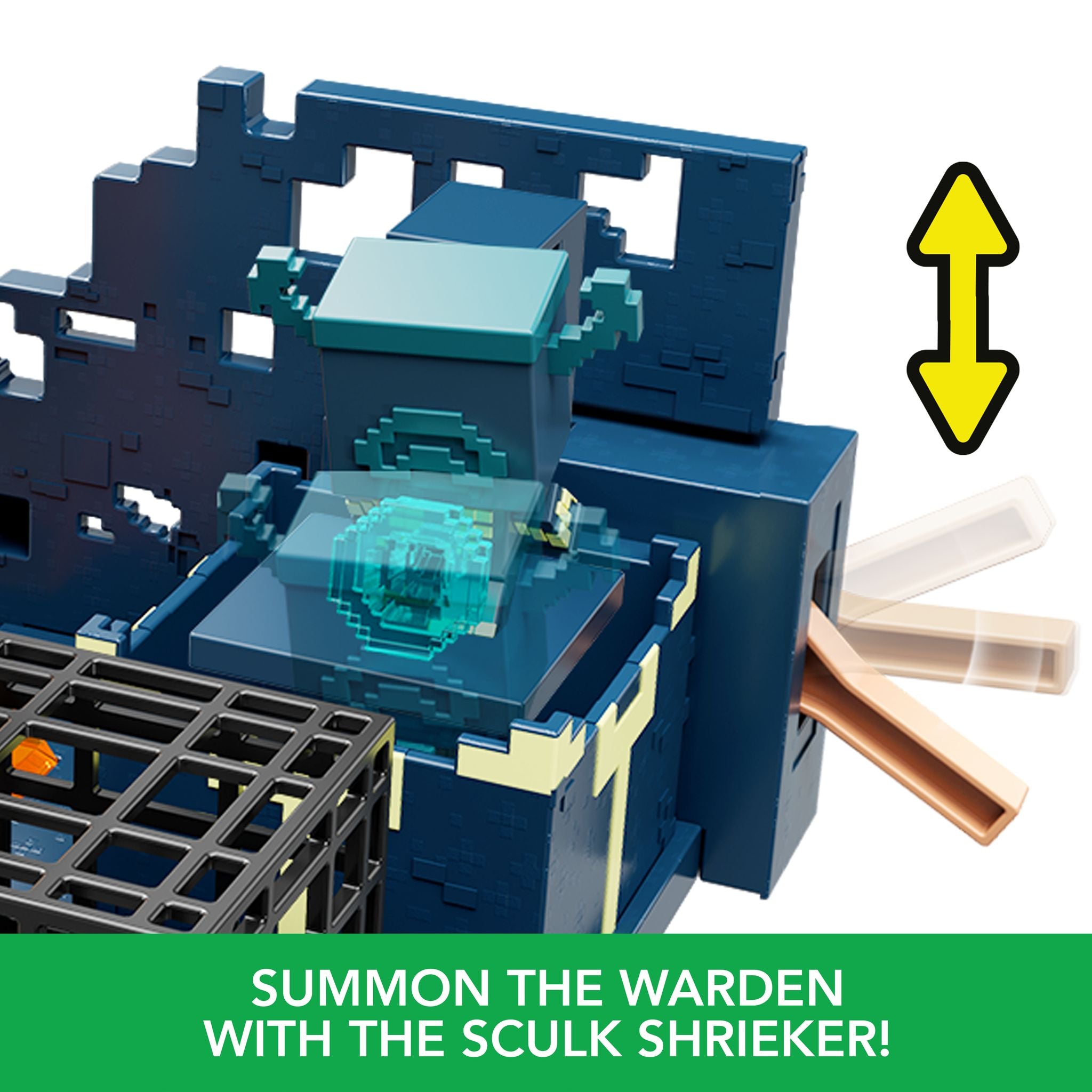 Minecraft Mini Mode: The Warden's Rise Action Playset - Over 9 Inches Long