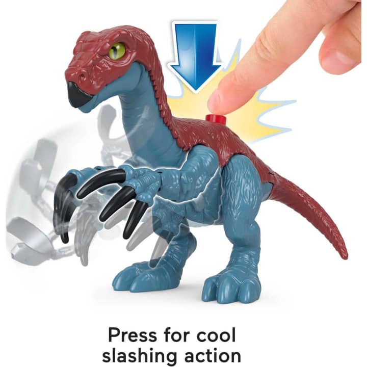 Fisher-Price Imaginext Jurassic World Thrashing Therizinosaurus with Owen Grady Set