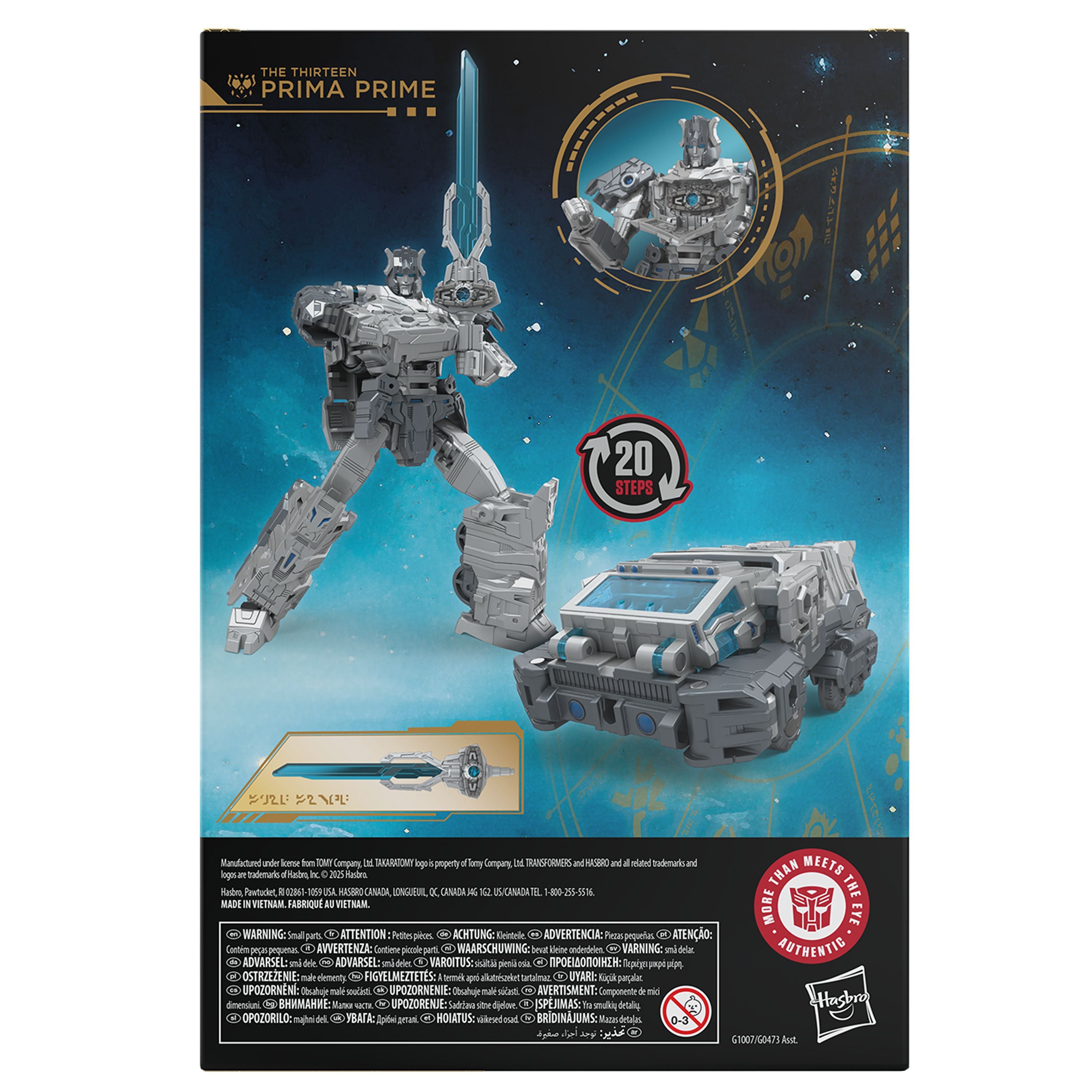 Hot Sale! Transformers Age of the Primes Voyager Class The Thirteen Prima Prime Action Figure Toy
