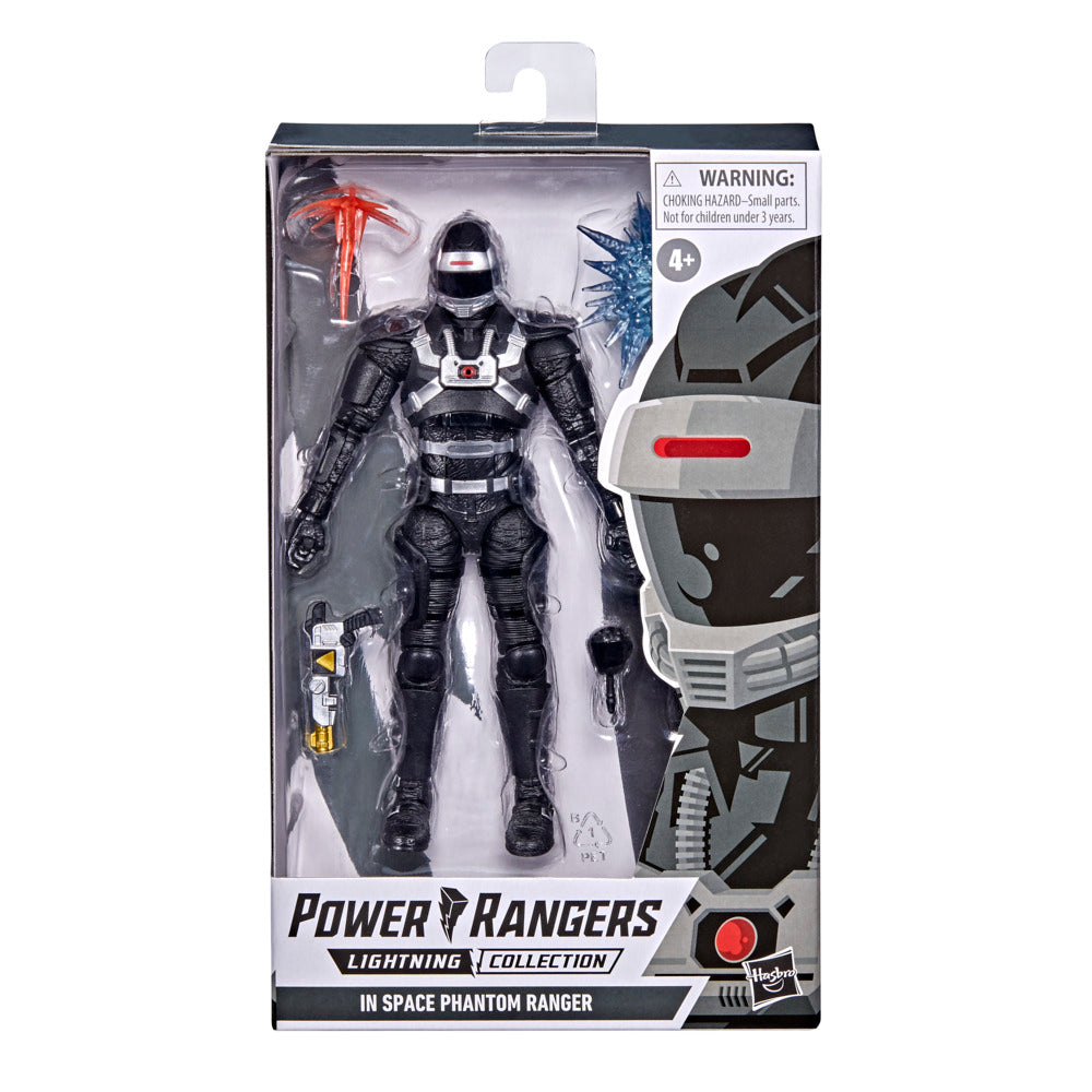 Hasbro 6 - inch Power Rangers Lightning Collection In - Space Premium Phantom Ranger Figure