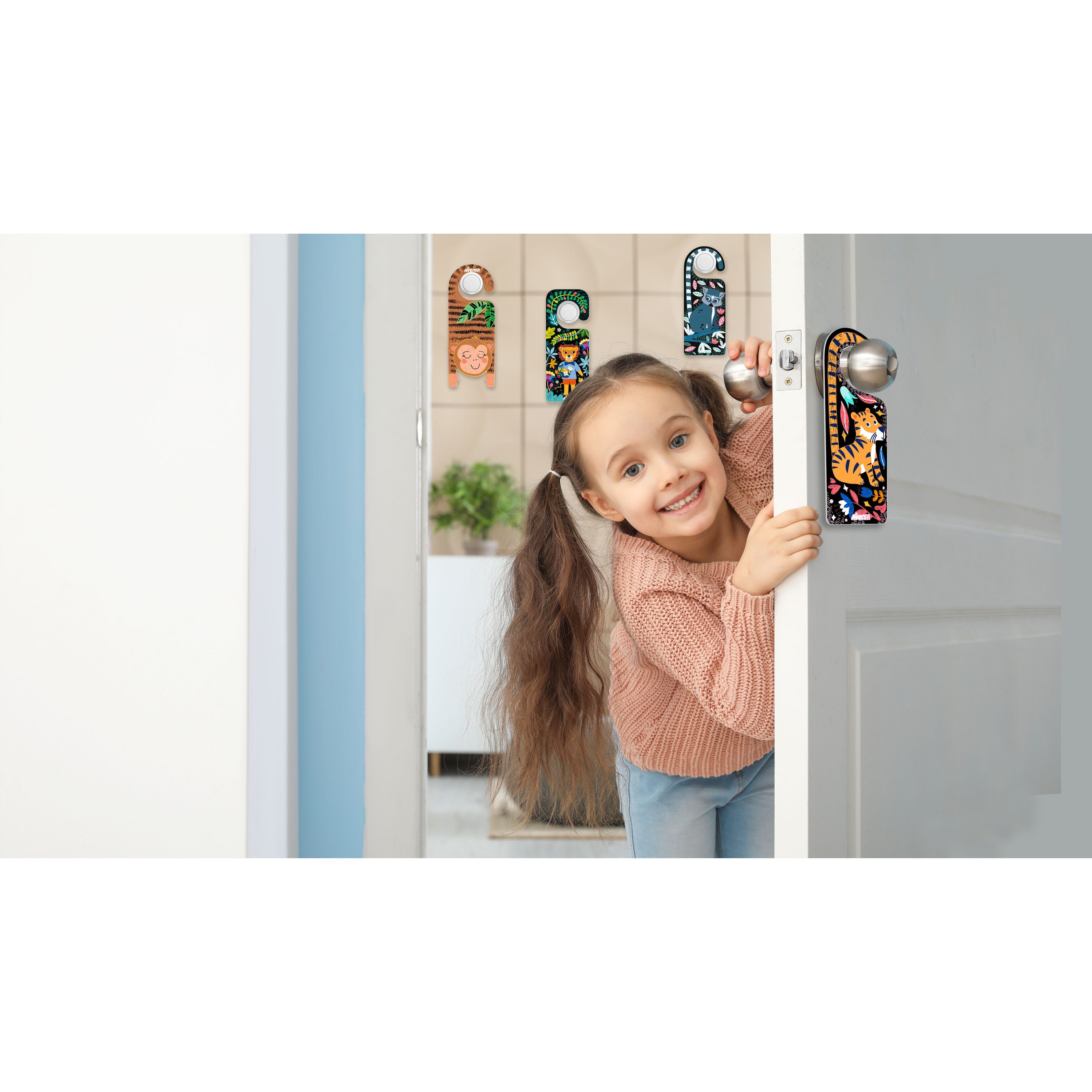 Amazing Scratchable Animal Door Hangers - Great for Kids