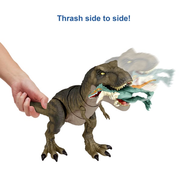 Hot! Jurassic World Dominion Thrash 'N Devour T-Rex