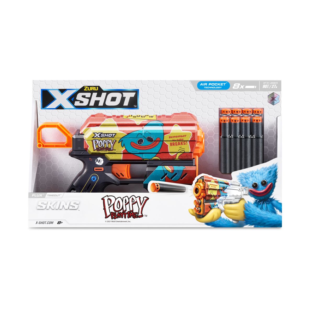 ZURU X Shot Flux Skins for Poppy Playtime - Timeout Edition