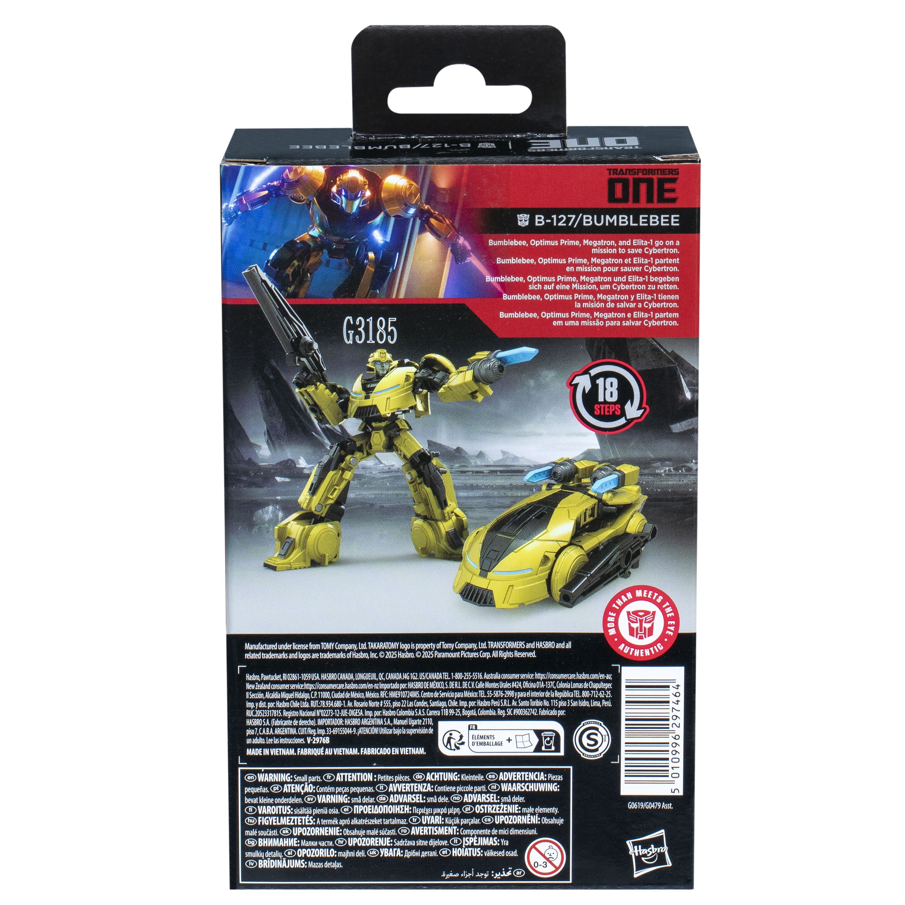 Hot Deal! Transformers Studio Series Deluxe Class Action Figure - One Bumblebee (B-127)