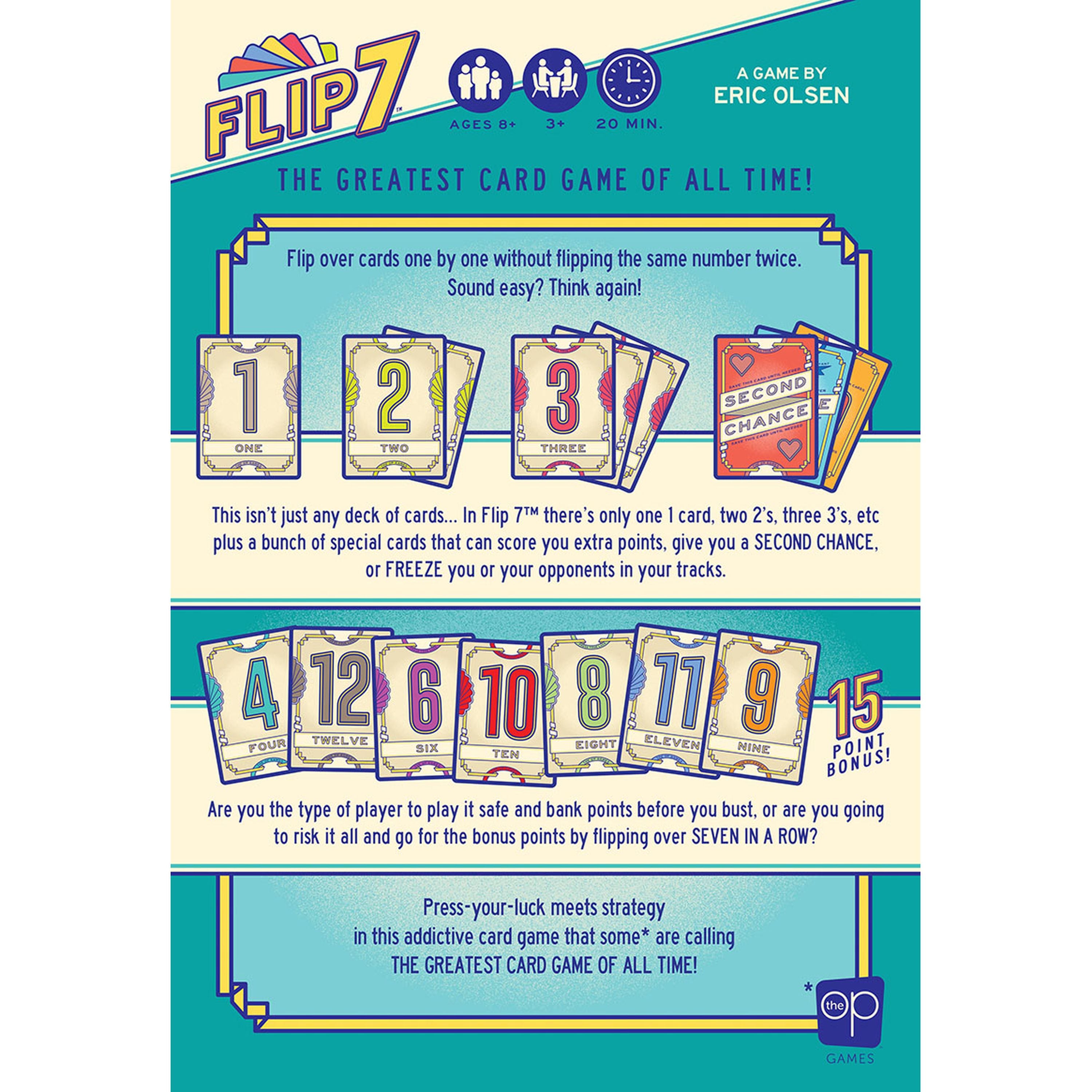 Flip 7: Addictive Card Game for 2 - 8 Players