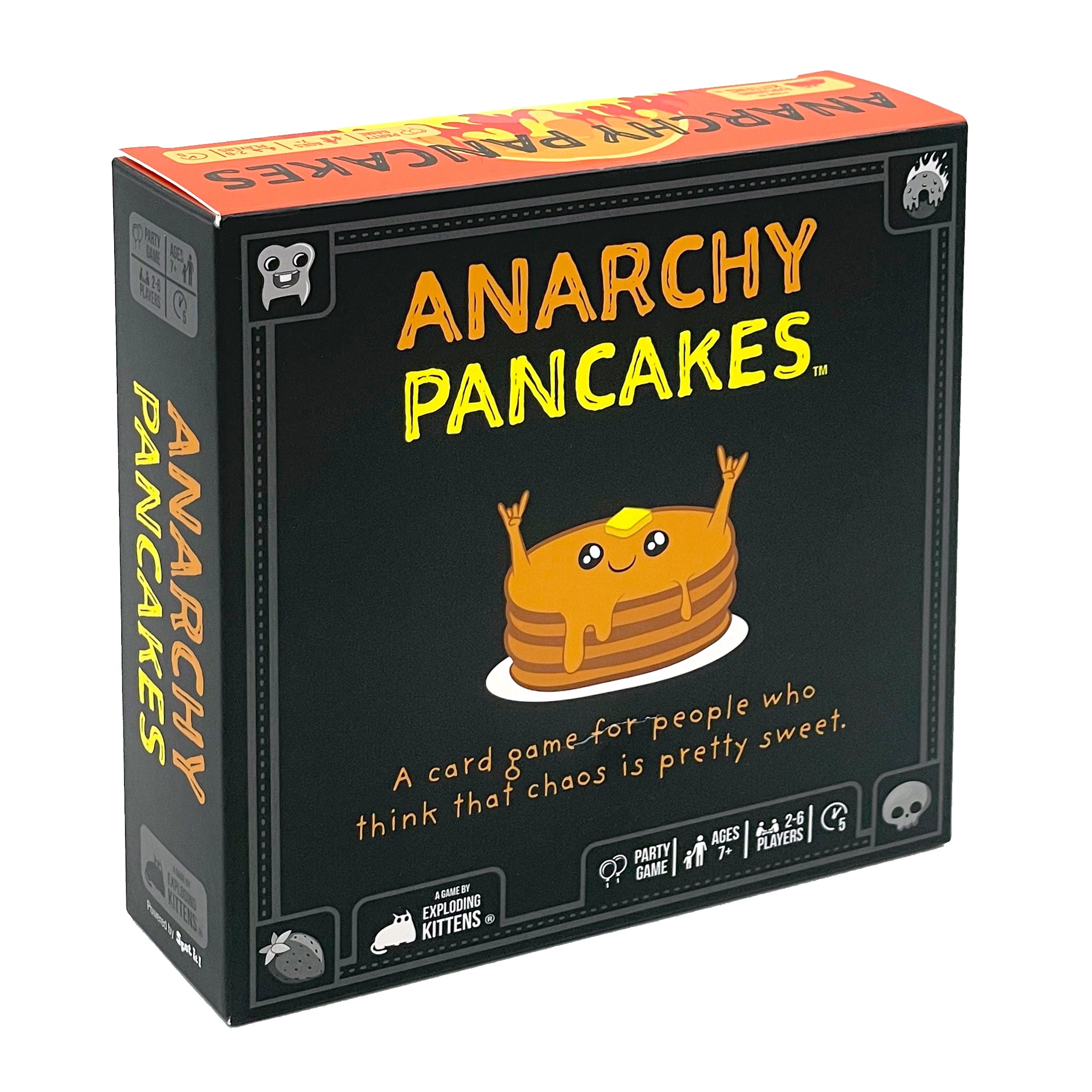 Exploding Kittens Anarchy Pancakes - Hilarious Card Game for Family Fun