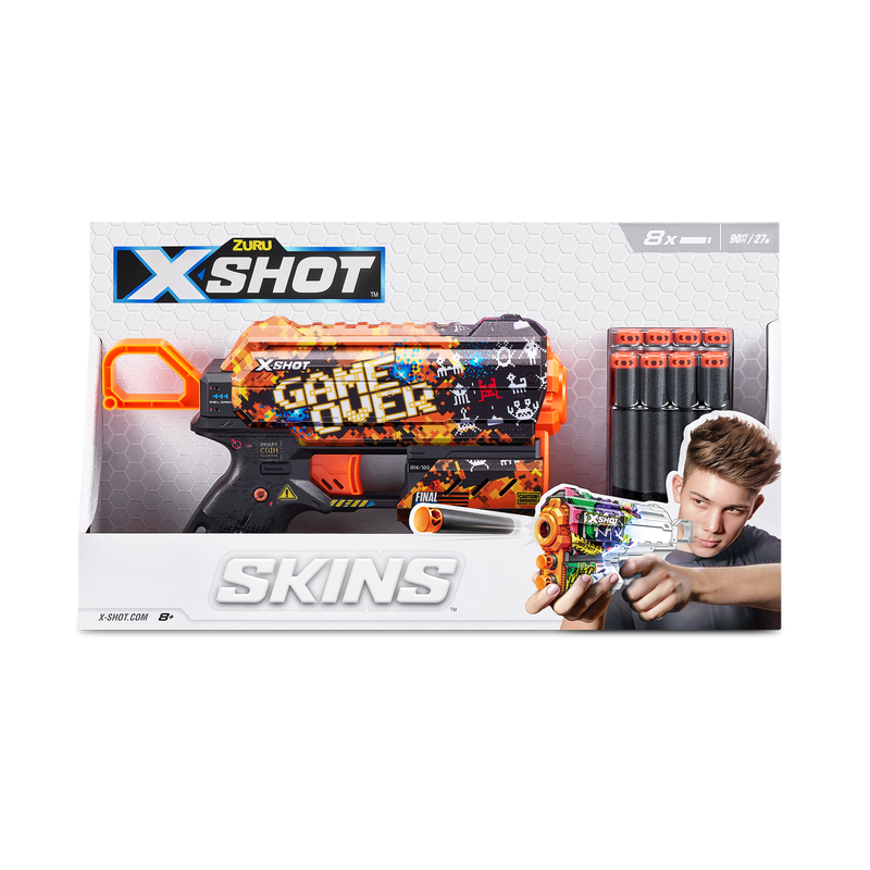 Hot Deal: ZURU X Shot Skins Flux Dart Blaster - Game Over for Real - World Battles