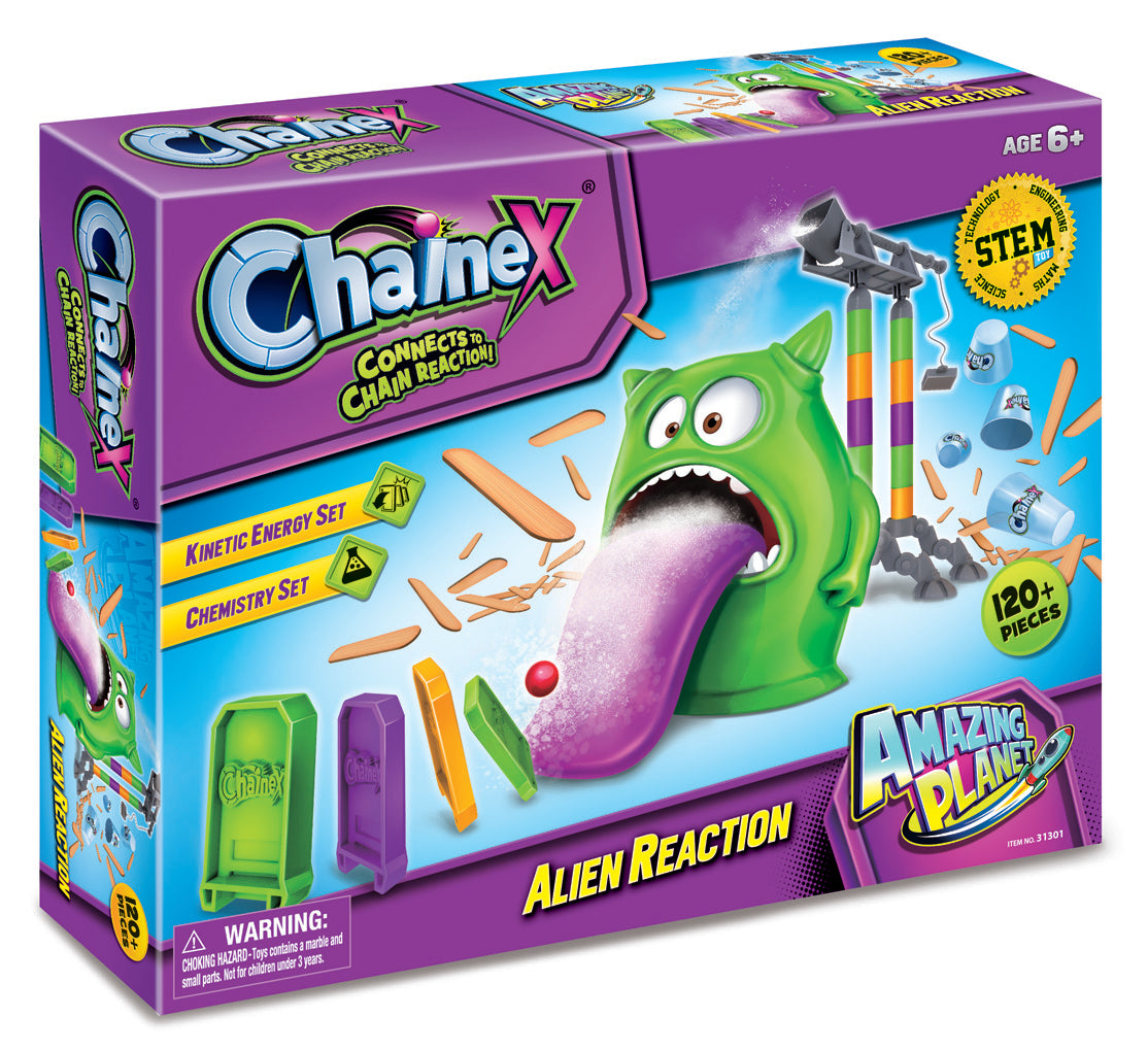 Chainex - Alien Reaction: An Exciting STEM Chemistry and Physics Kit for Ages 6+