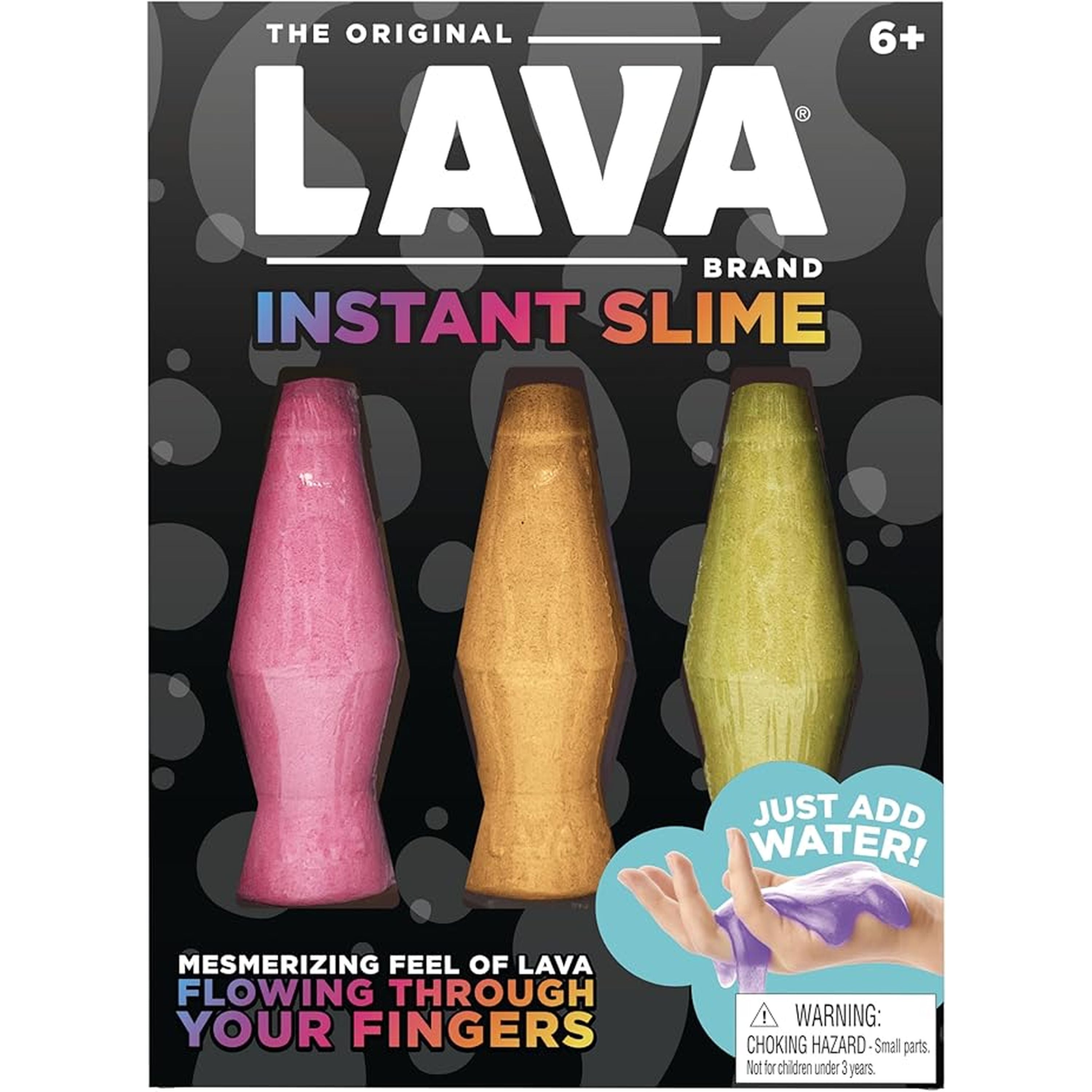 Lava Instant DIY Slime Set with Assorted Colorful Styles