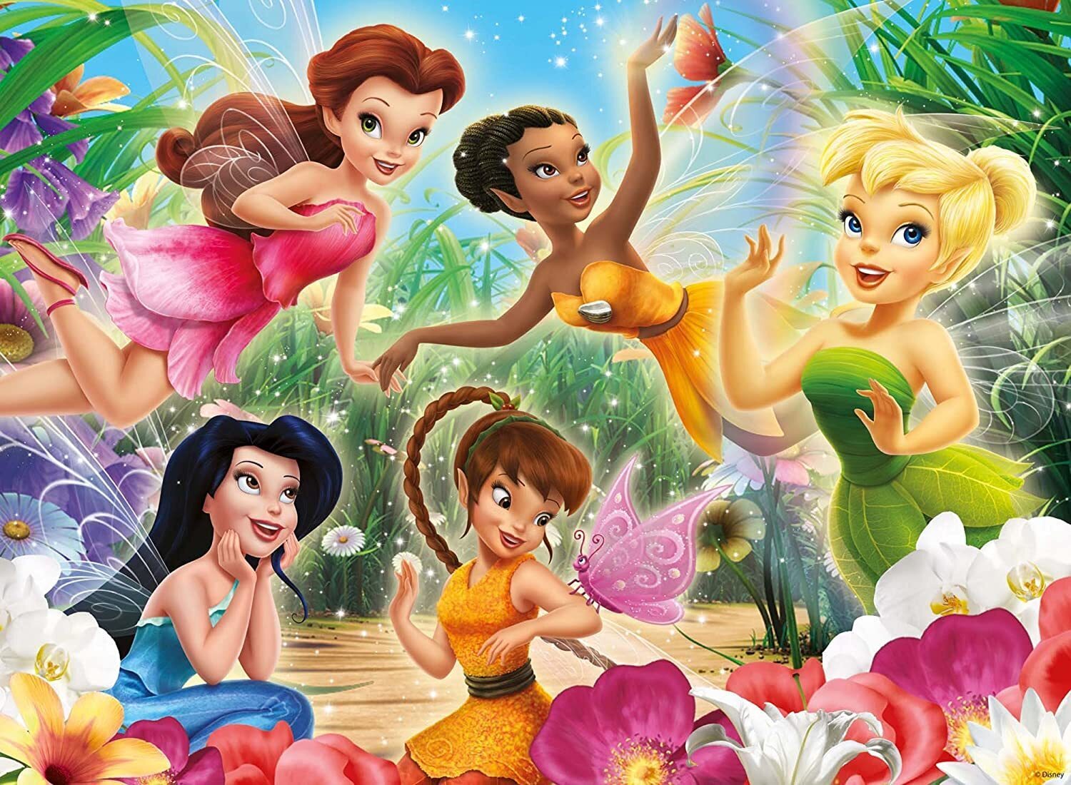 Get Ravensburger's Premium Disney My Fairies 100-Piece Jigsaw Puzzle for Kids Aged 6+