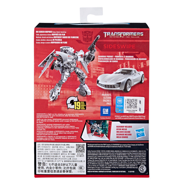 Hot Deal! Transformers Studio Series Deluxe 78 Collectible Sideswipe Action Figure