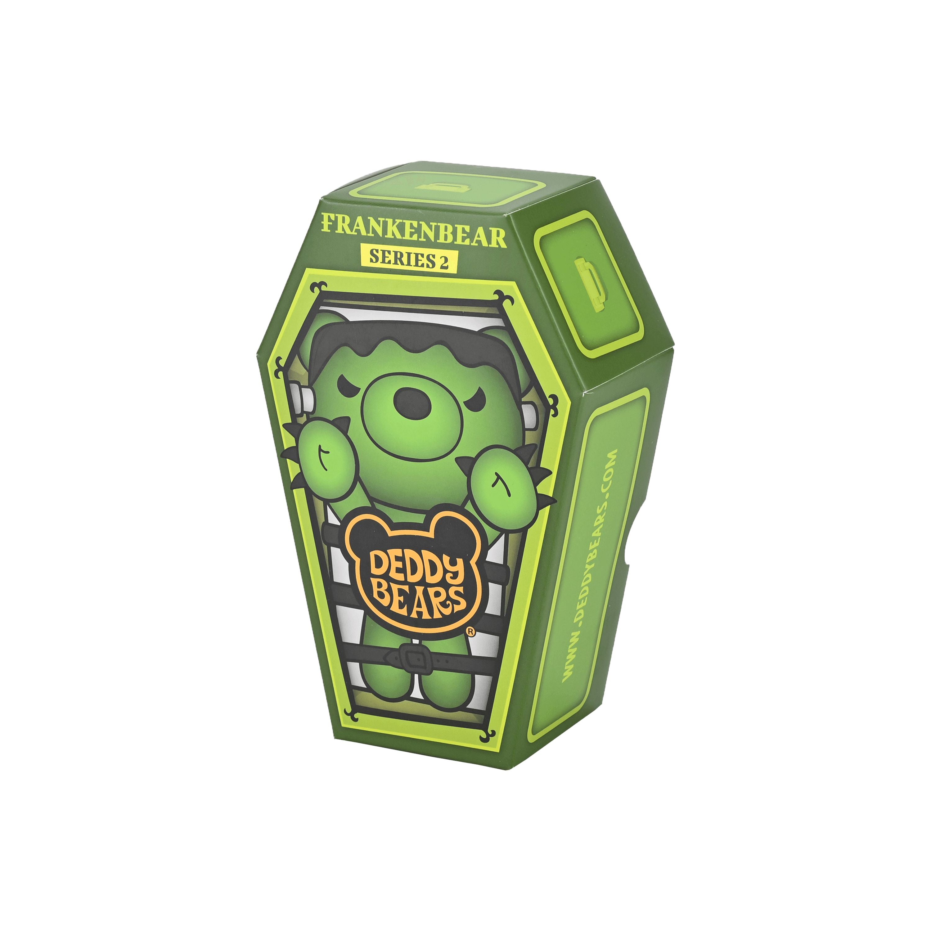 Hot! Series 2 Deddy Bears Plush in Coffin - Frankenbear