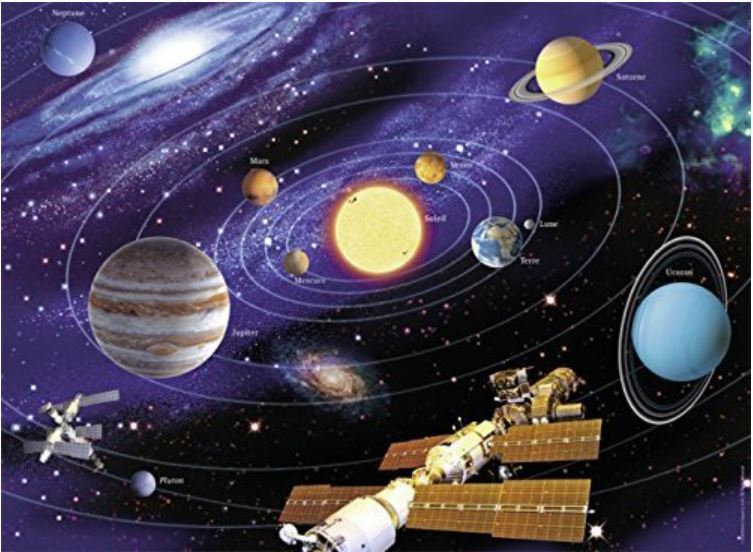 Hot! Ravensburger 500-Piece Solar System Puzzle