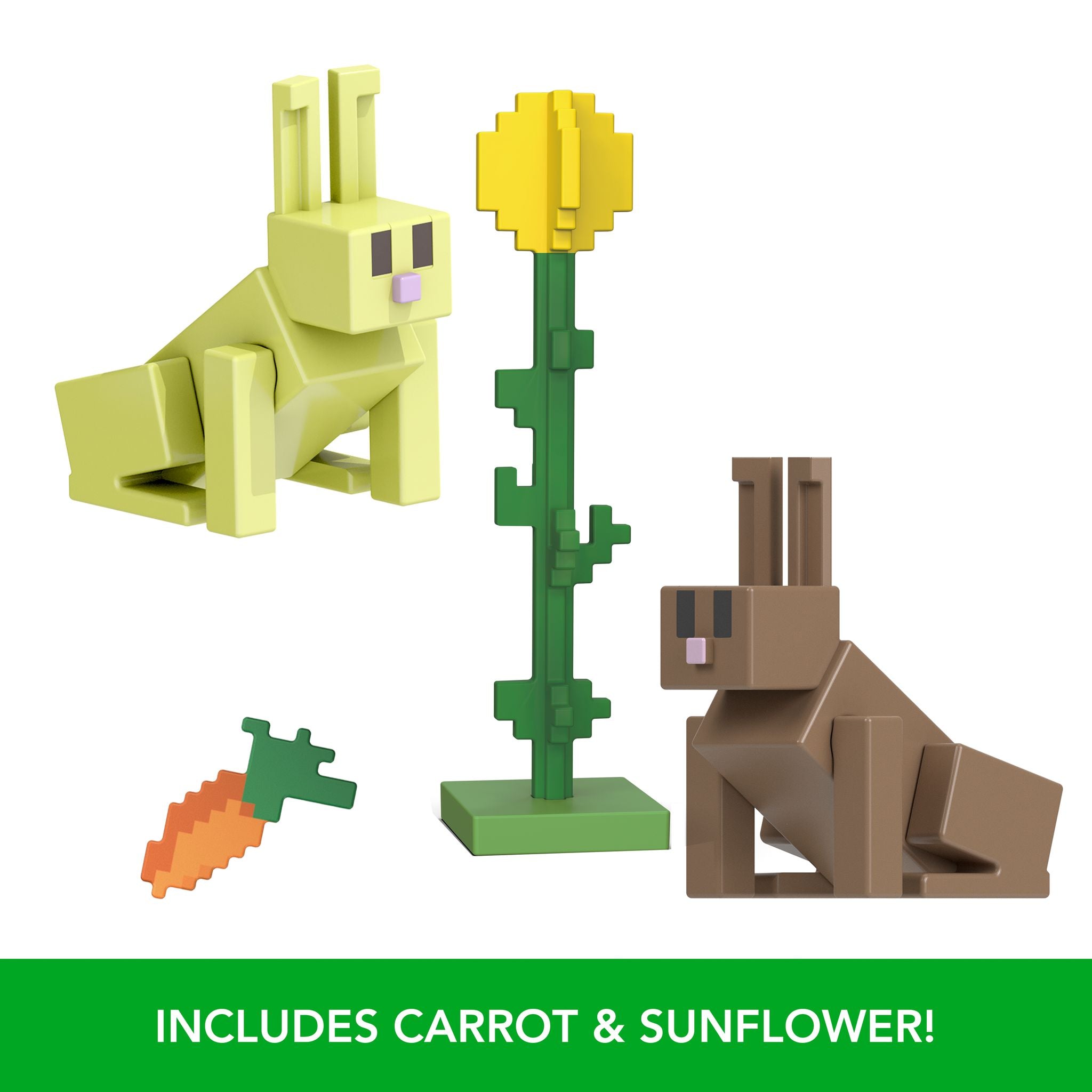 Hot! 3.25-Inch Minecraft Rabbit Action Figures