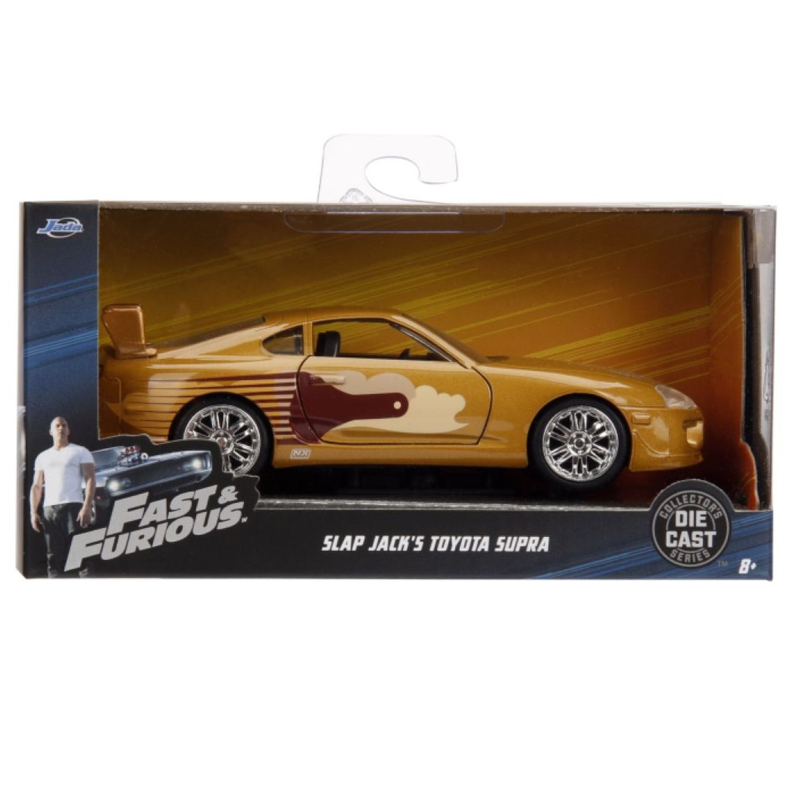 Jada 1:32 Scale Die - Cast Fast & Furious 1995 Orange Toyota Supra