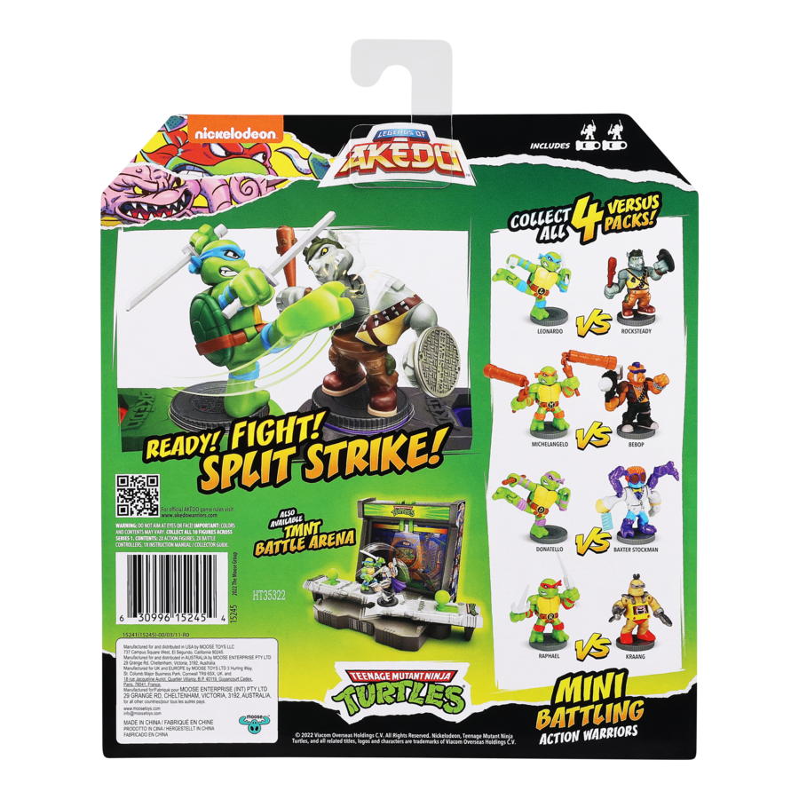 Akedo x Teenage Mutant Ninja Turtles S1 - Exclusive Raphael Vs Krang Versus Pack