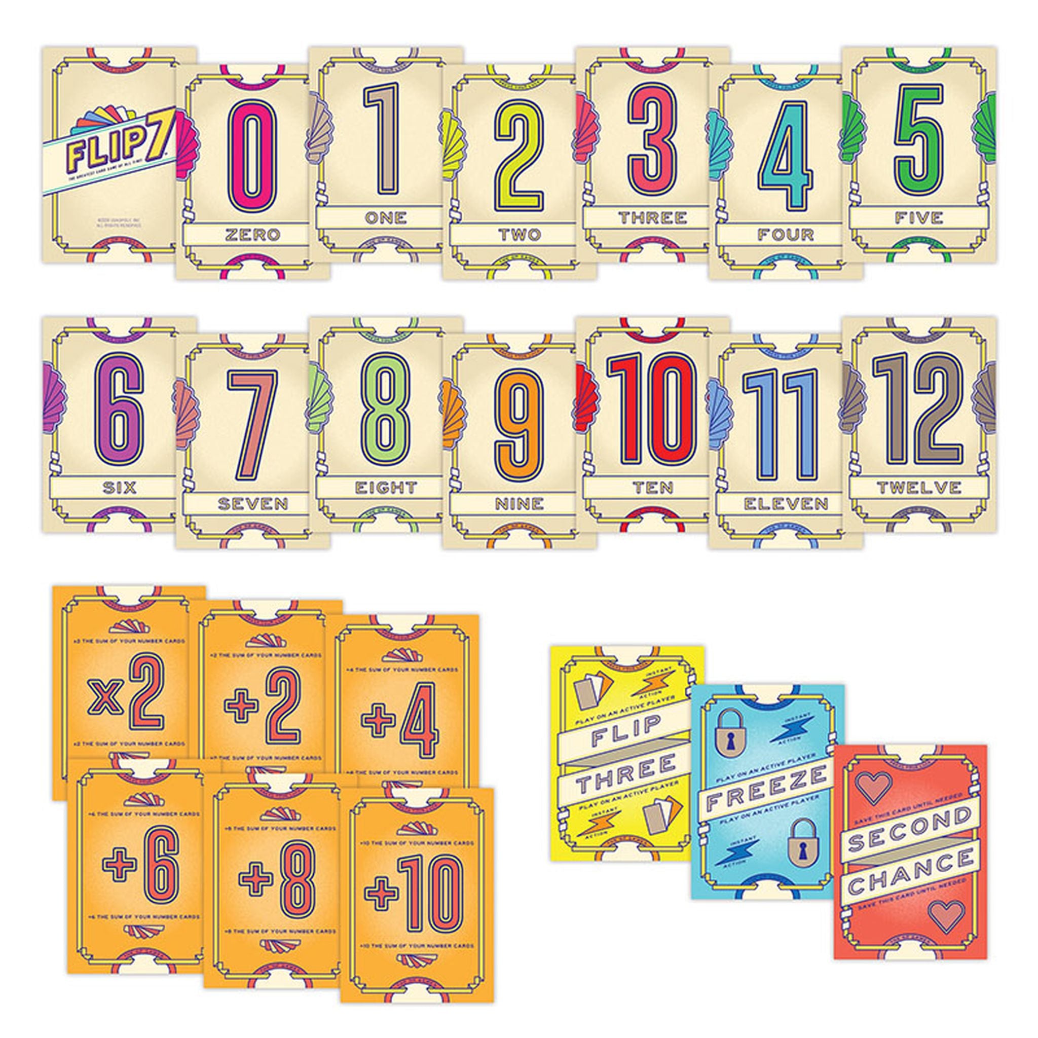 Flip 7: Addictive Card Game for 2 - 8 Players