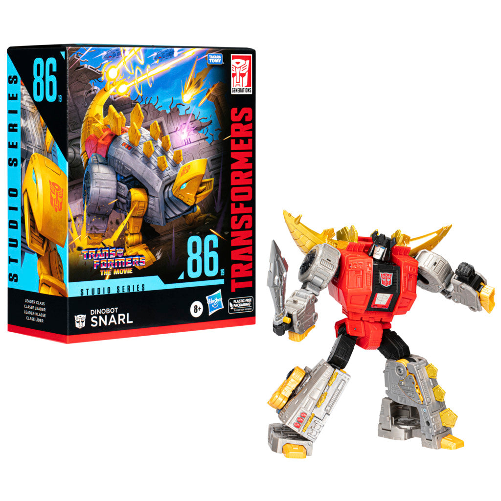 Hot Deal! Transformers Studio Series Leader Class 86-19 Dinobot Snarl Collectible Action Figure