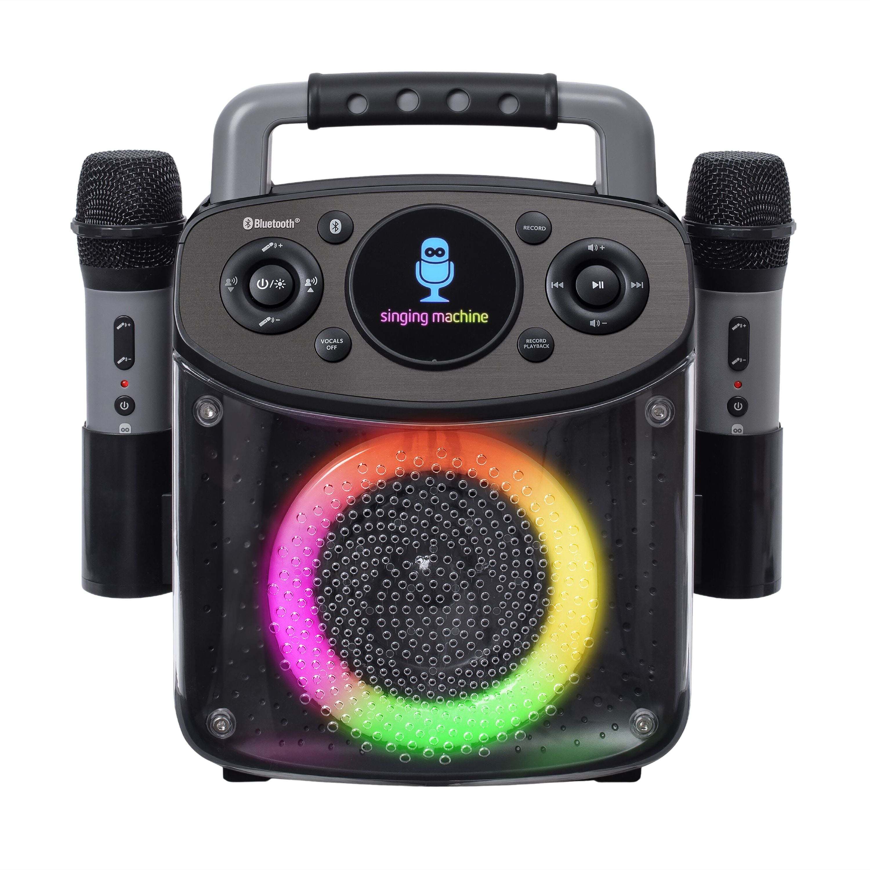 Hot Deal! Singing Machine Mini Bluetooth Karaoke Speaker with Sparkle Design