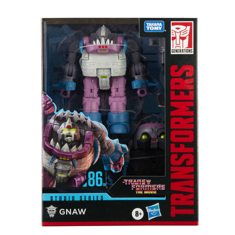 Hot Sale! Transformers Studio Series 86-08 Deluxe Class The Transformers: The Movie Gnaw Action Figure