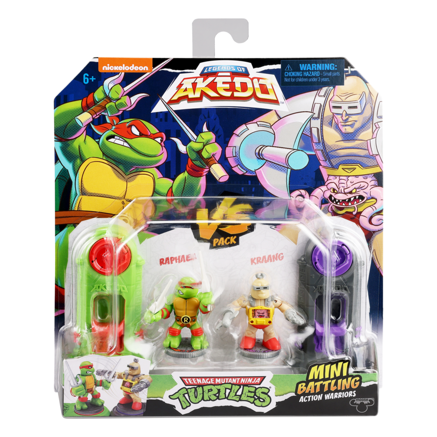 Akedo x Teenage Mutant Ninja Turtles S1 - Exclusive Raphael Vs Krang Versus Pack