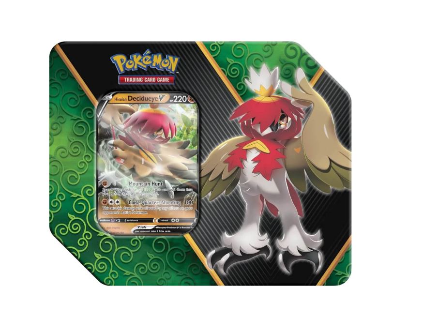 Hot Deal! Pokemon Trading Card Game Hisuian Divergent Powers Tin