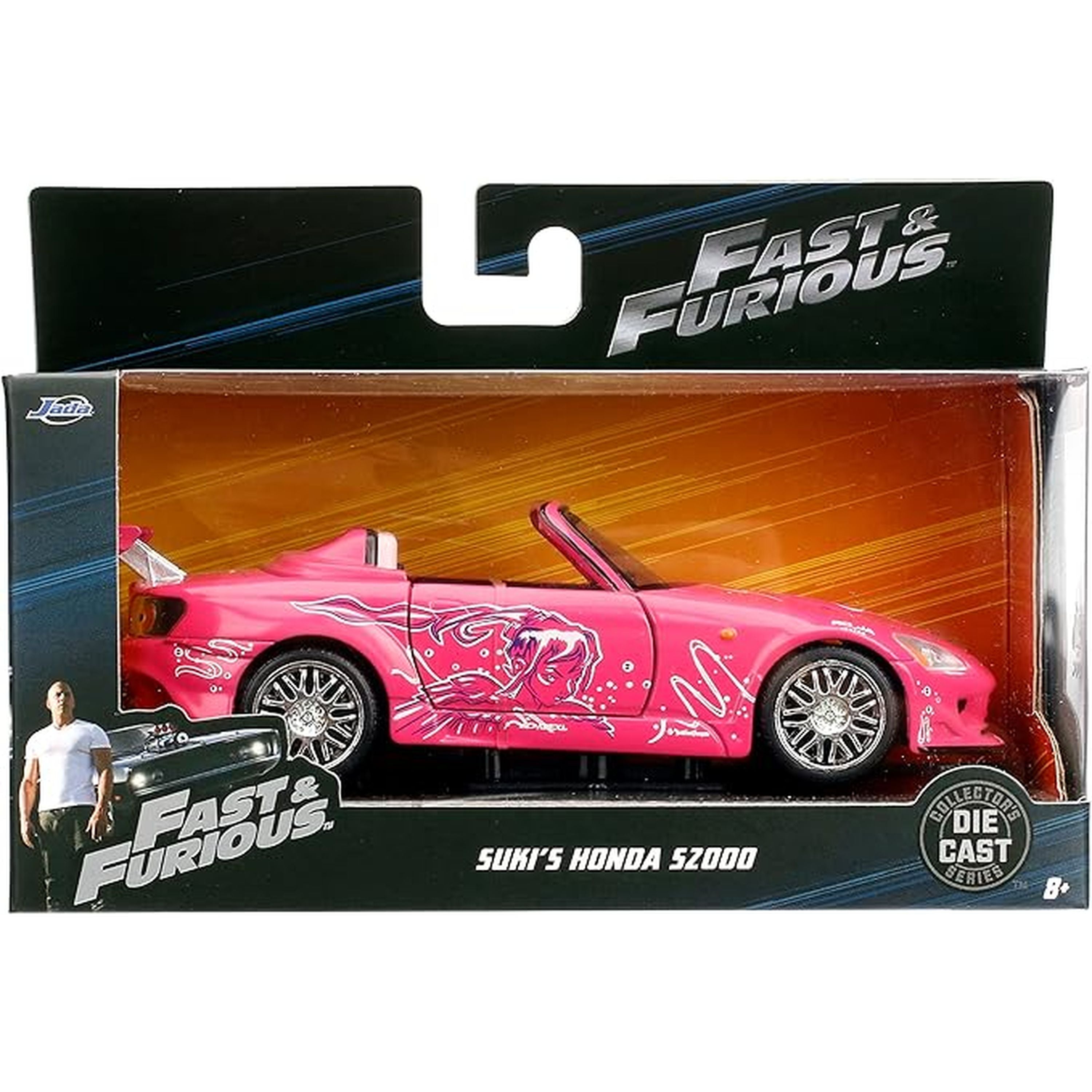 Hot Deal! Jada 1:32 Scale Die - Cast Fast & Furious Sukis Honda S2000 Collectible Car