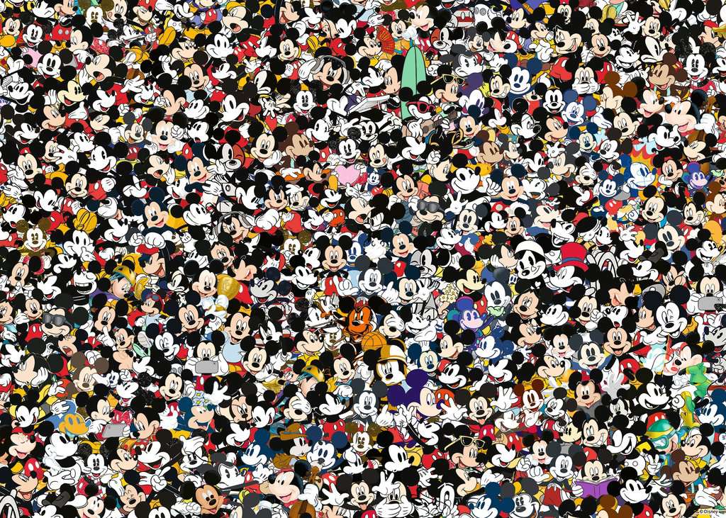 Ravensburger 1000-Piece Disney Mickey Mouse Puzzle Challenge