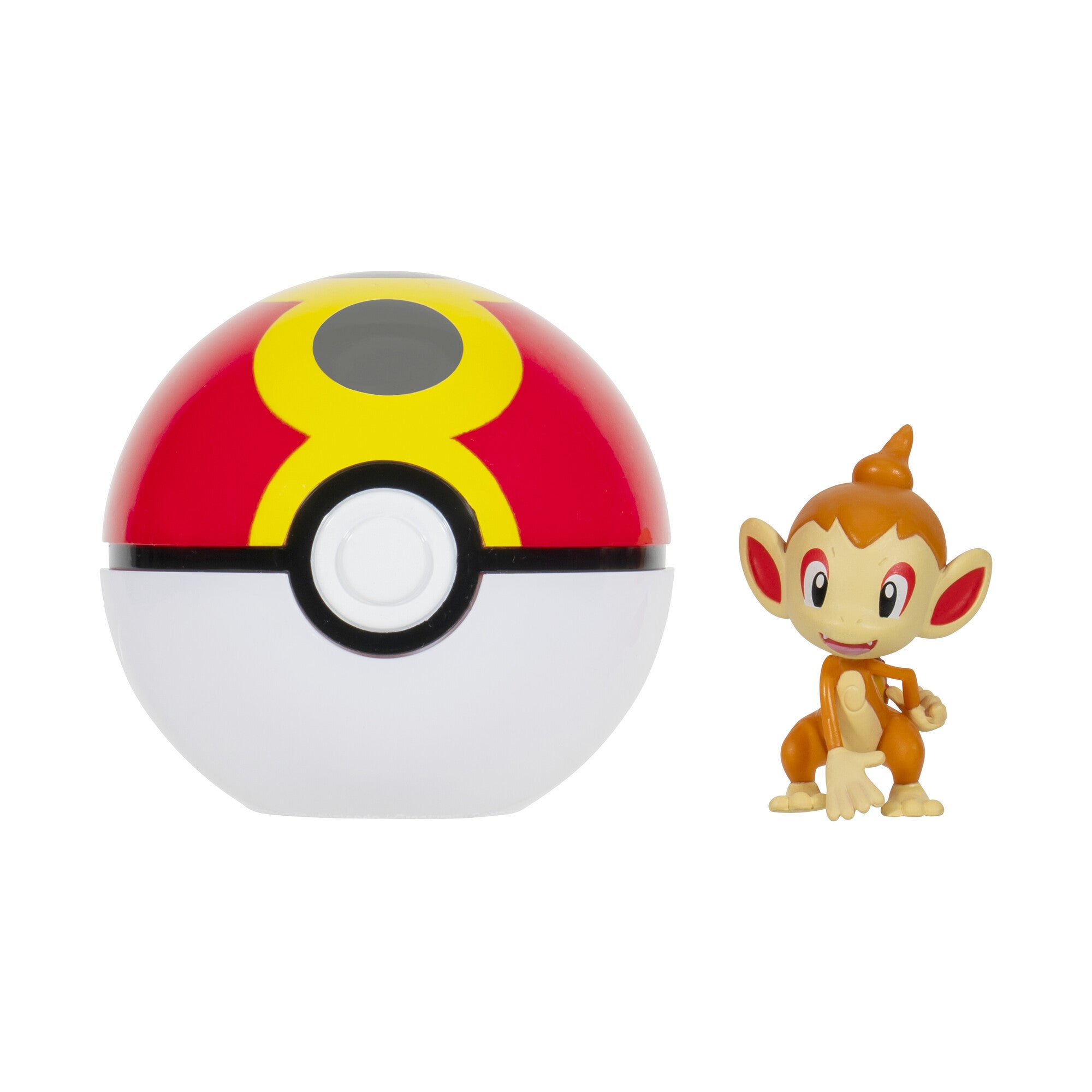 Hot! Pokemon Clip N Go - Chimchar & Repeat Ball Set
