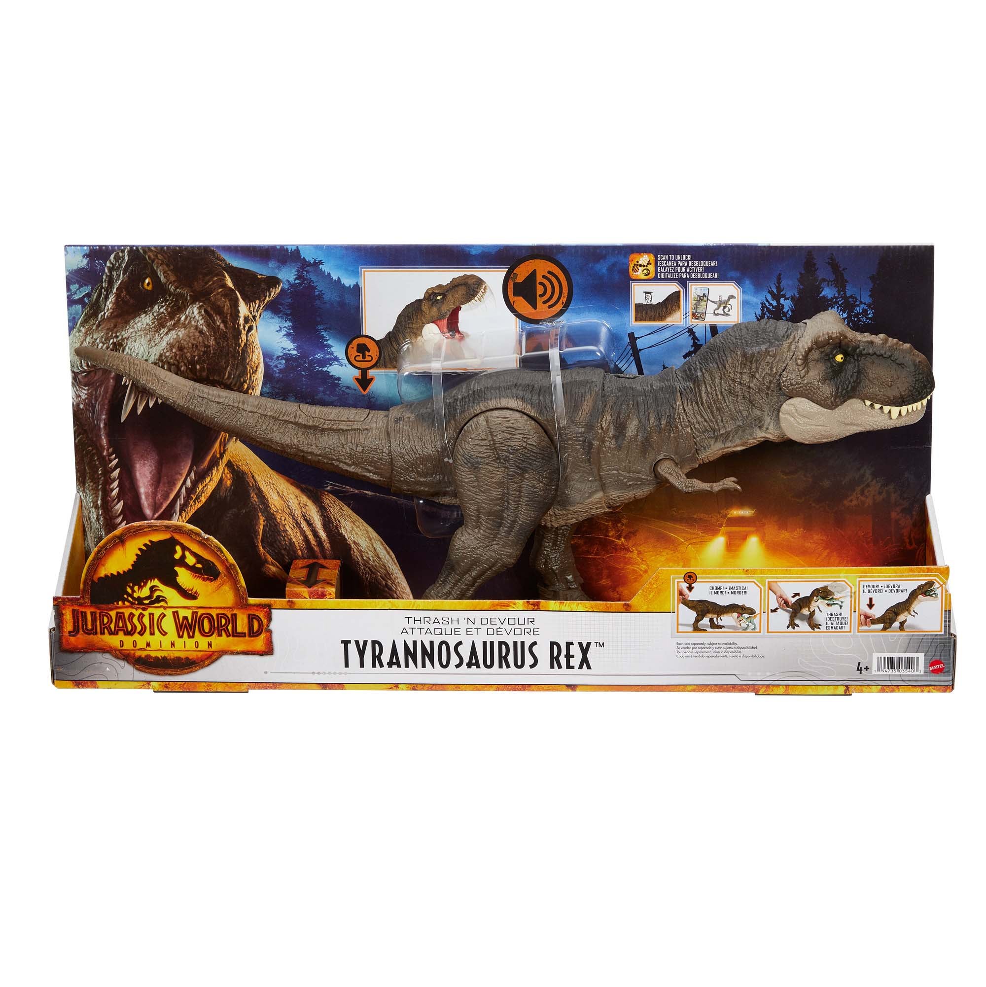 Hot! Jurassic World Dominion Thrash 'N Devour T-Rex